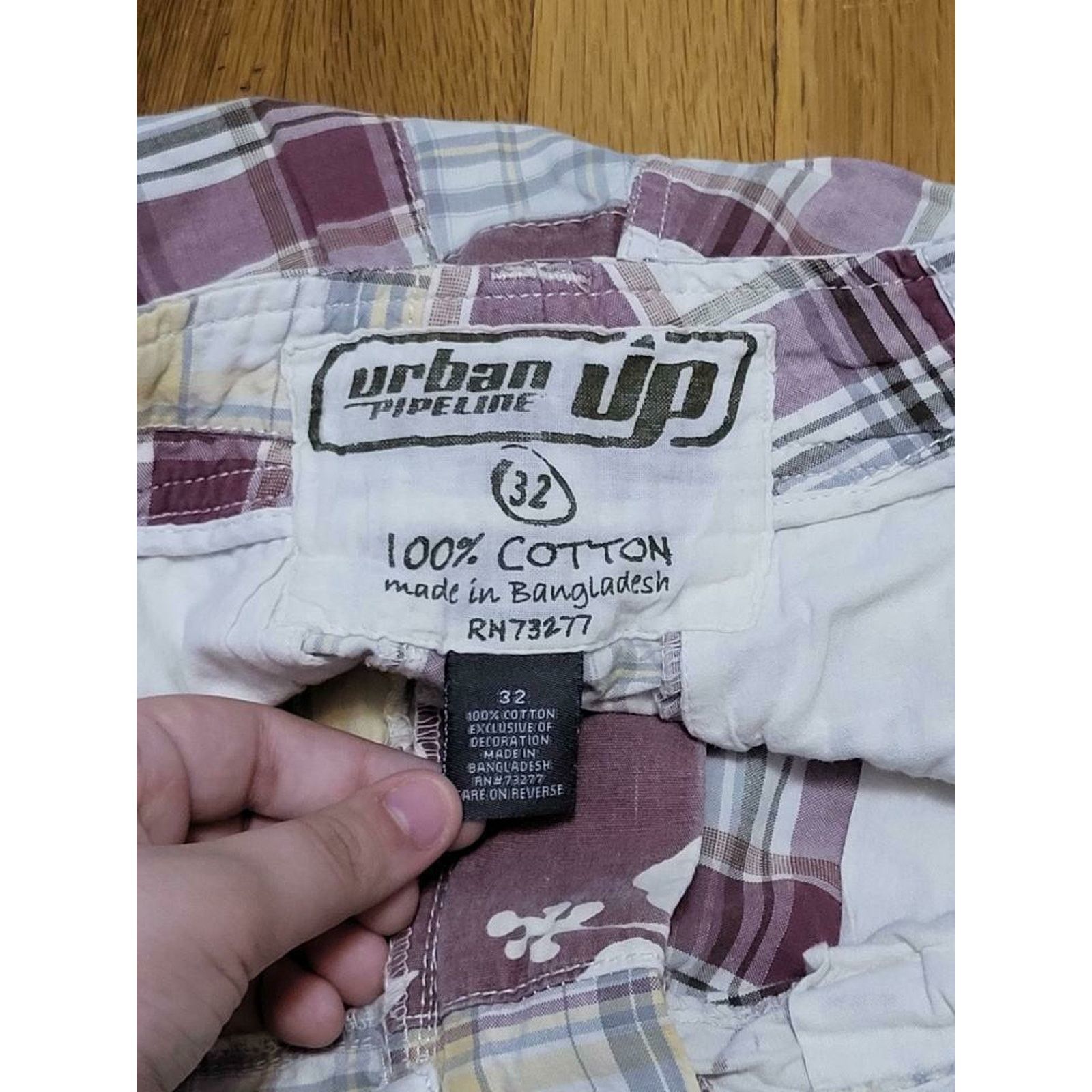 Urban Pipeline Urban Pipeline Khaki Cargo Shorts 100% Cotton Men’s Size 32 Size US 32 / EU 48 - 3 Thumbnail