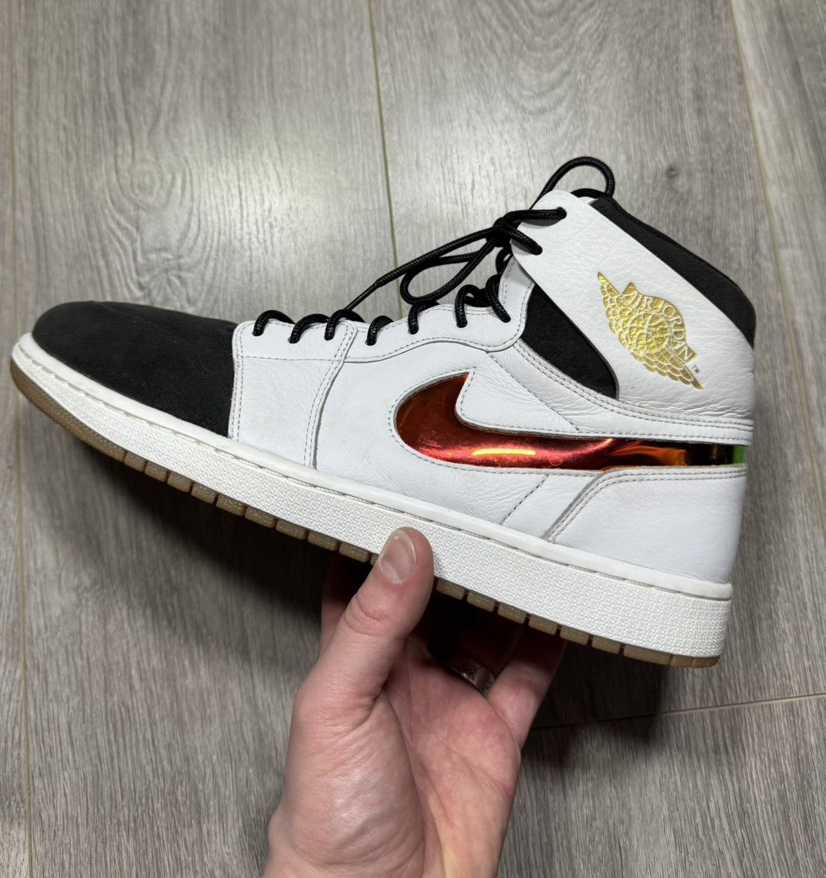 Jordan Brand × Nike Jordan 1 Retro Nouveau Dunk From Above - Size 12.5 Size US 12.5 / EU 45-46 - 5 Thumbnail