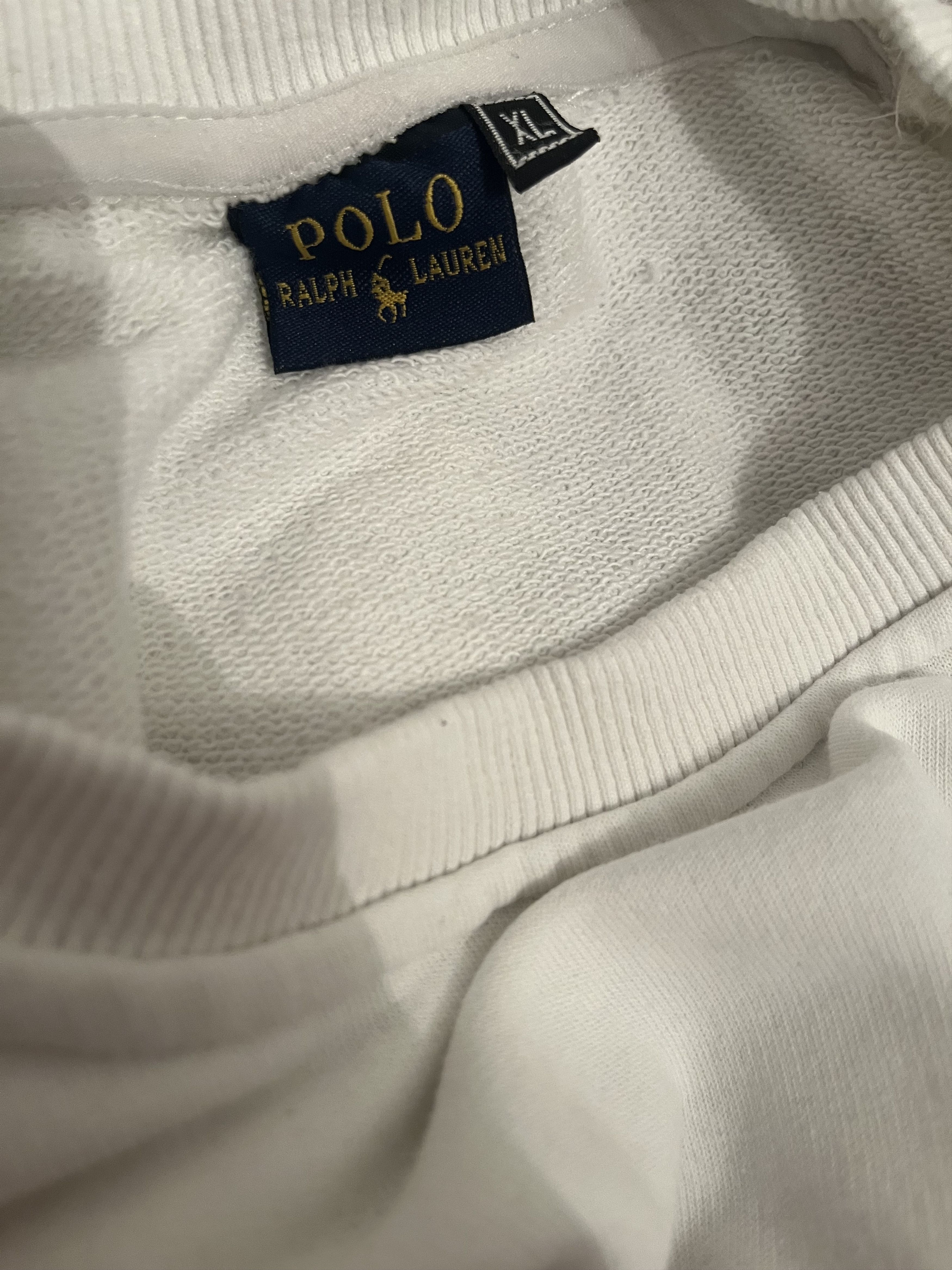 Polo Ralph Lauren Pull Ralph Lauren Blanc – Taille XL - Neuf Size US L / EU 52-54 / 3 - 4 Thumbnail