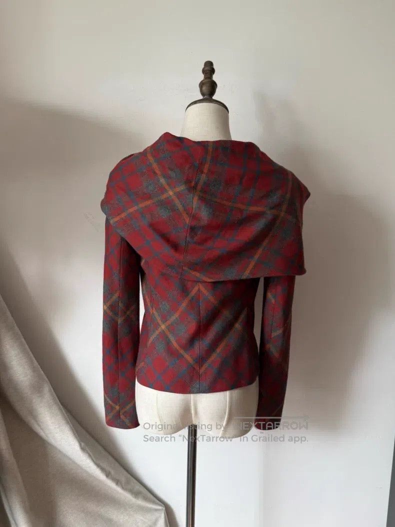 Vivienne Westwood Vivienne Westwood Vintage red check patterned alien-shaped Size M / US 6-8 / IT 42-44 - 2 Thumbnail