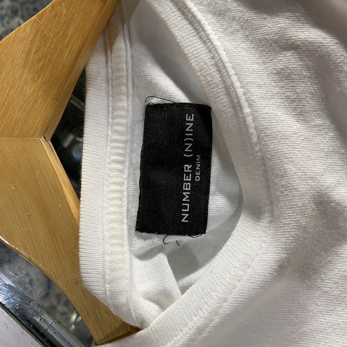 Number (N)ine Rare NUMBER (N)INE Big Spellout Pocket Tee Tshirt Size US S / EU 44-46 / 1 - 9 Thumbnail