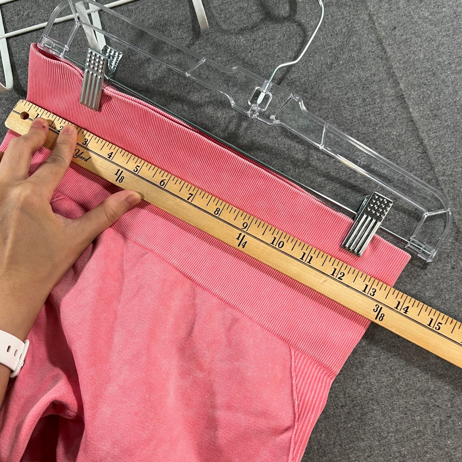 Other Workout 2 PC Crop Top Long Sleeve and Bottom Pink Size L Size L / US 10 / IT 46 - 5 Thumbnail