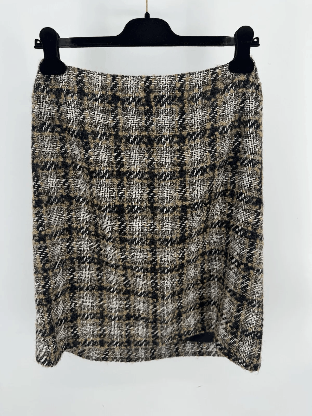 Chanel Chanel Vintage Knee-Length Tweed Skirt Size XL US14 FR46 Size 34" / US 12 / IT 48 - 1 Thumbnail