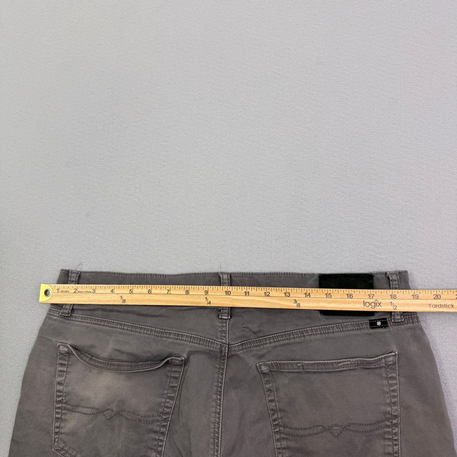 Lucky Brand Lucky Brand 121 Heritage Slim Jeans Men's 36x30 Gray Faded Size US 36 / EU 52 - 11 Thumbnail