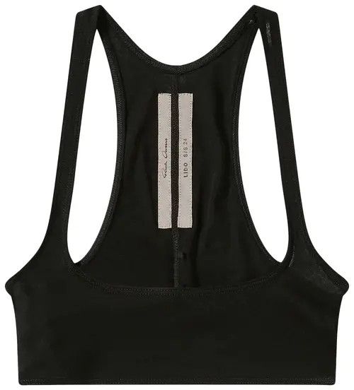 Rick Owens o1y0126 Crop Top in Black Size S / US 4 / IT 40 - 1 Thumbnail