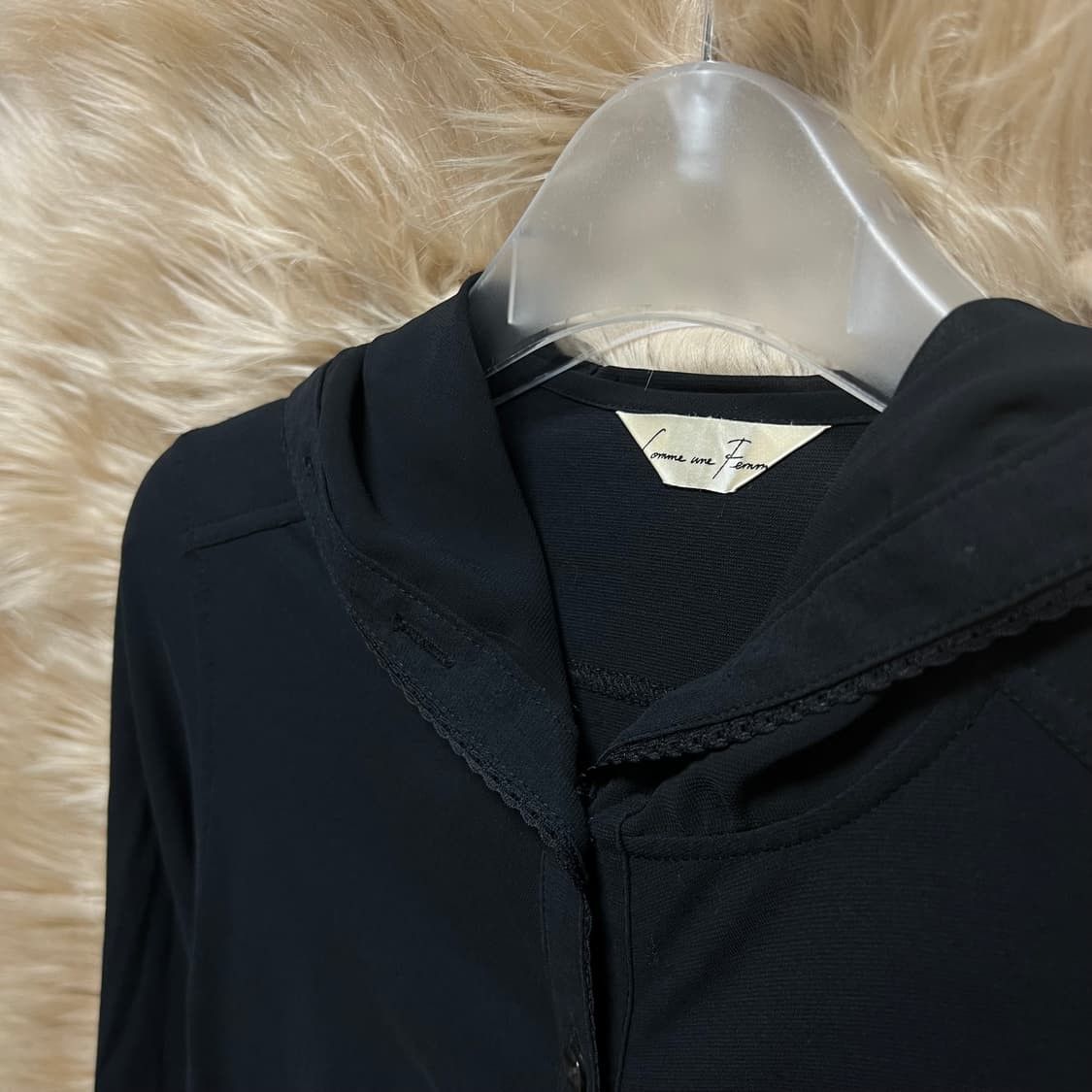 Japanese Brand Japan Comme une Femme button hoodie Size S / US 4 / IT 40 - 3 Thumbnail