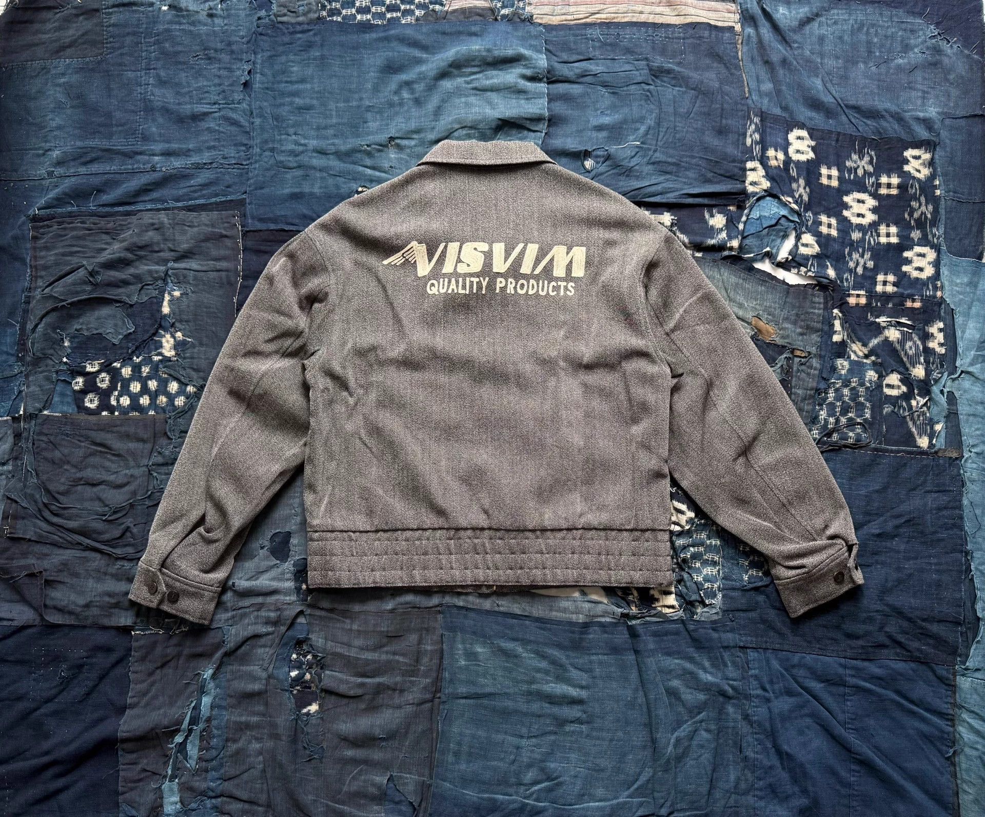 Visvim VISVIM 24AW RUDY SB BLOUSON Wool Linen Embr Charcoal 4 