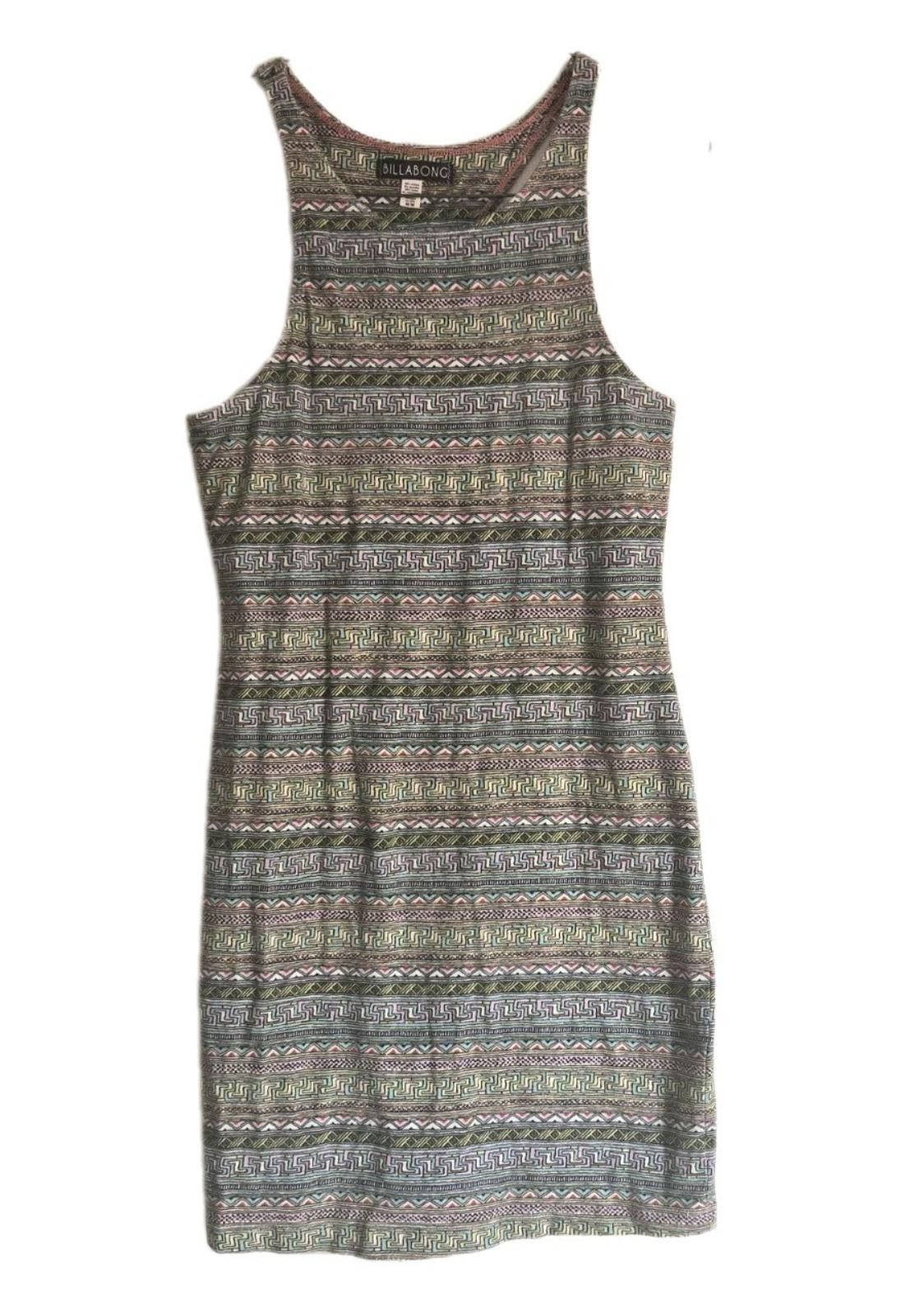 Billabong Billabong Sleeveless Dress Built In Bra Juniors Medium Geome Size M / US 6-8 / IT 42-44 - 1 Thumbnail
