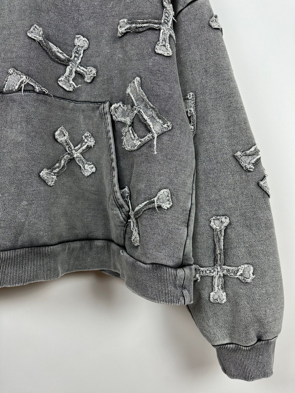 Racer Worldwide Racer Worldwide Washed Patch Cross Oversized Hoodie Size US M / EU 48-50 / 2 - 9 Thumbnail