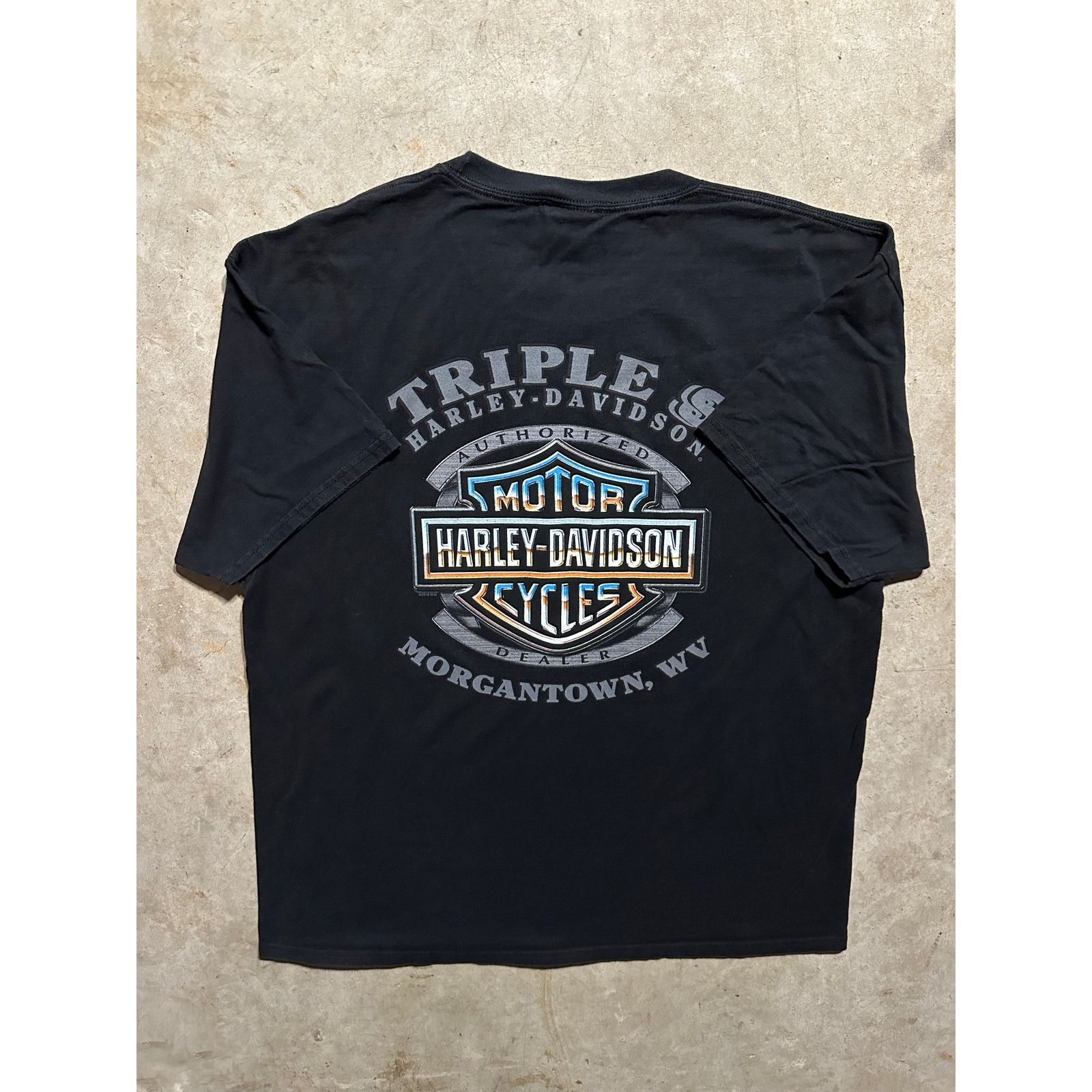 Harley Davidson × Vintage Vintage Harley Davidson My Ride Started Graphic T Shirt XL Size US XL / EU 56 / 4 - 2 Thumbnail
