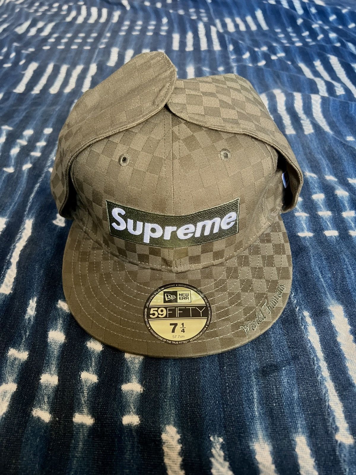Supreme Supreme Box Logo Mesh Back New Era Cap 7 1/4 | Grailed