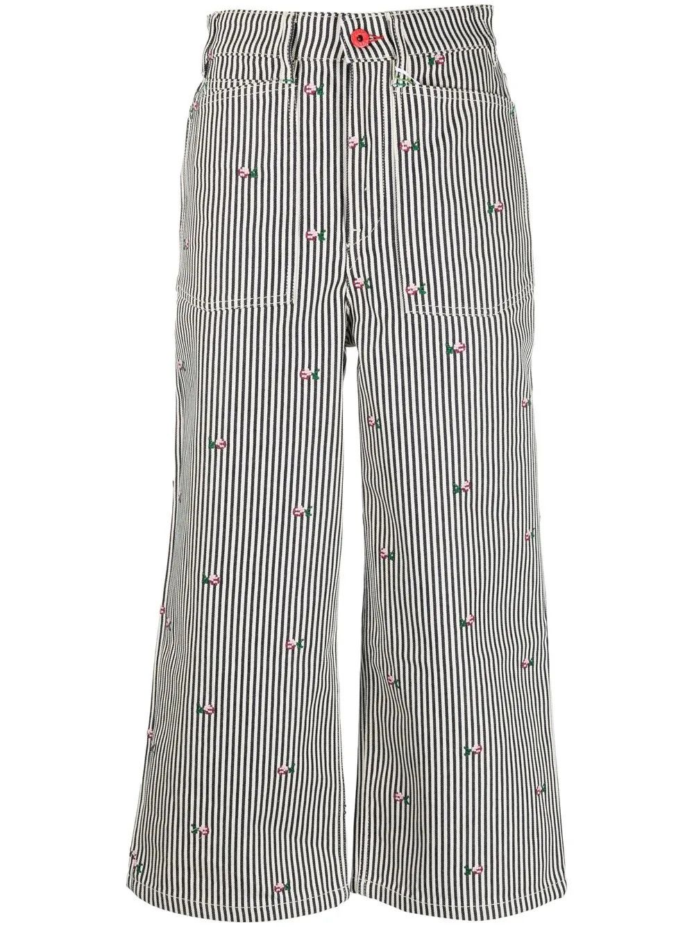 o1y1025 Casual Pant in Black/White