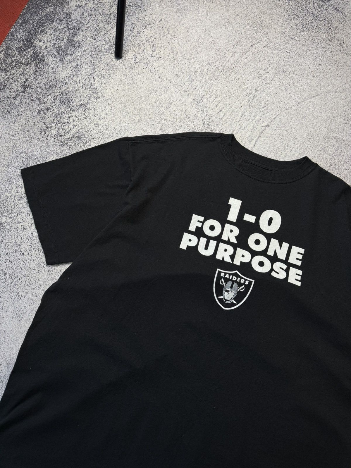 NFL Vintage Reebok Raiders T shirt 1:0 For One Purpose Size US XL / EU 56 / 4 - 6 Thumbnail
