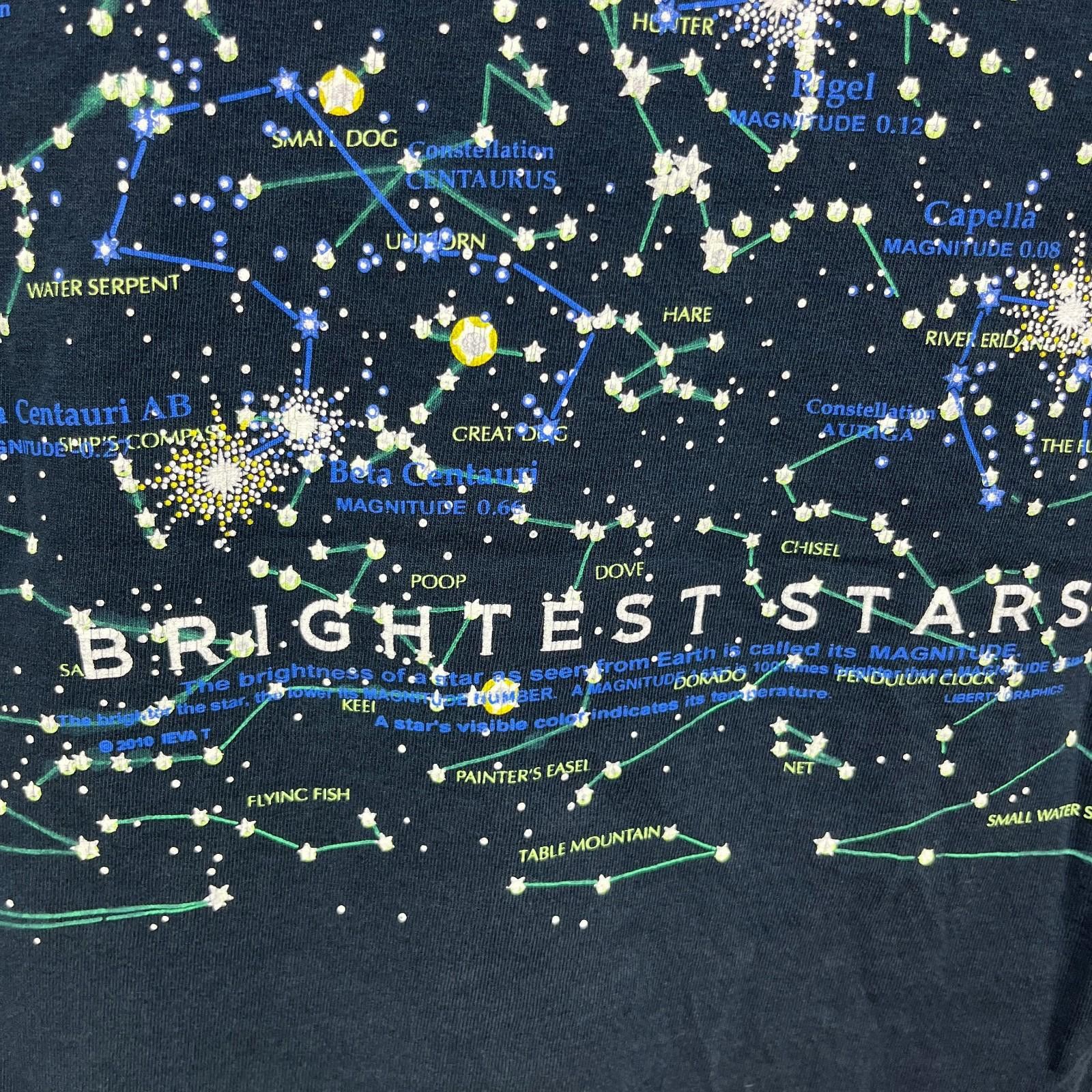 Vintage Vintage Heavenly Bodies Constellations Starry T Shirt XL Size US XL / EU 56 / 4 - 12 Thumbnail