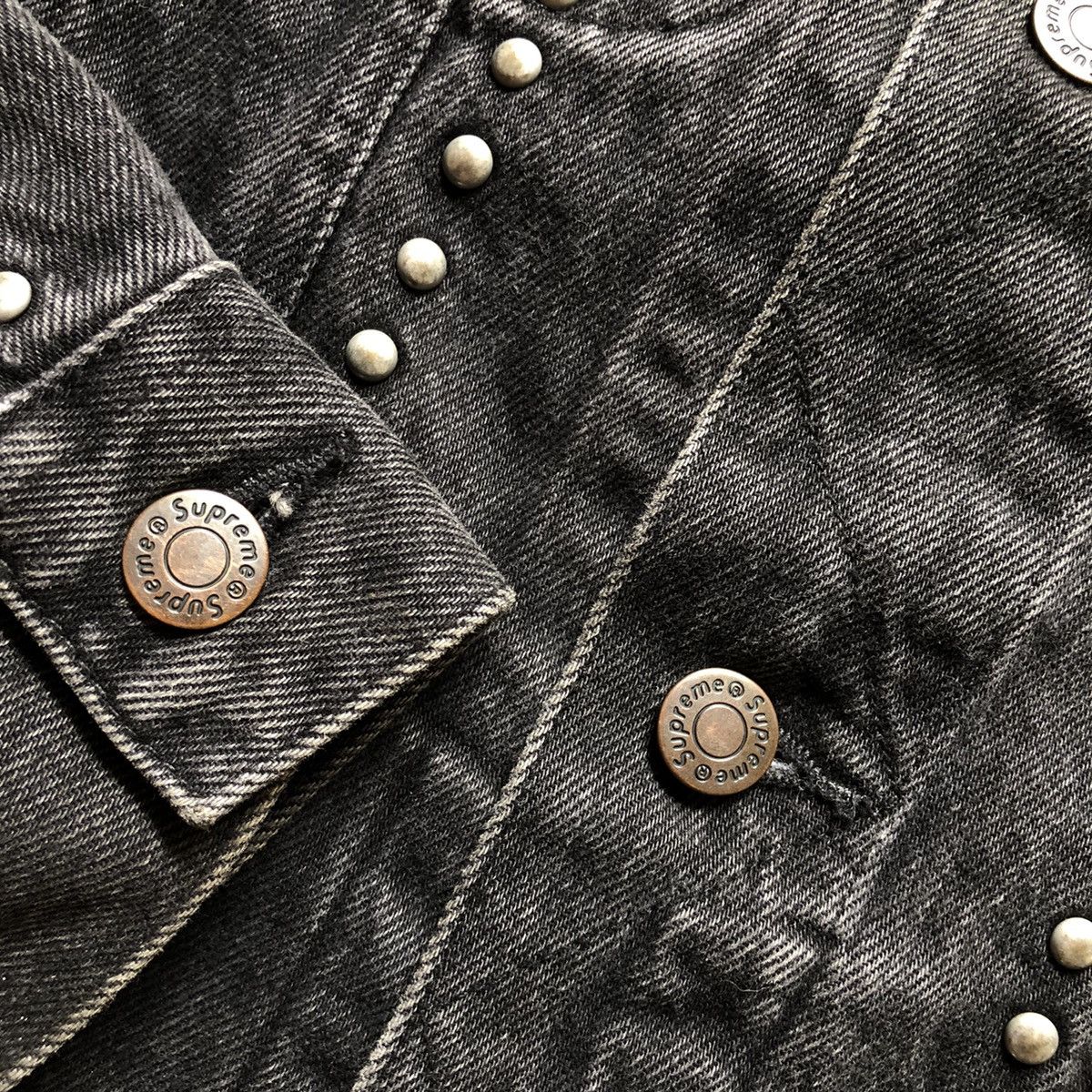Supreme Supreme Studded denim trucker black Size US M / EU 48-50 / 2 - 4 Thumbnail