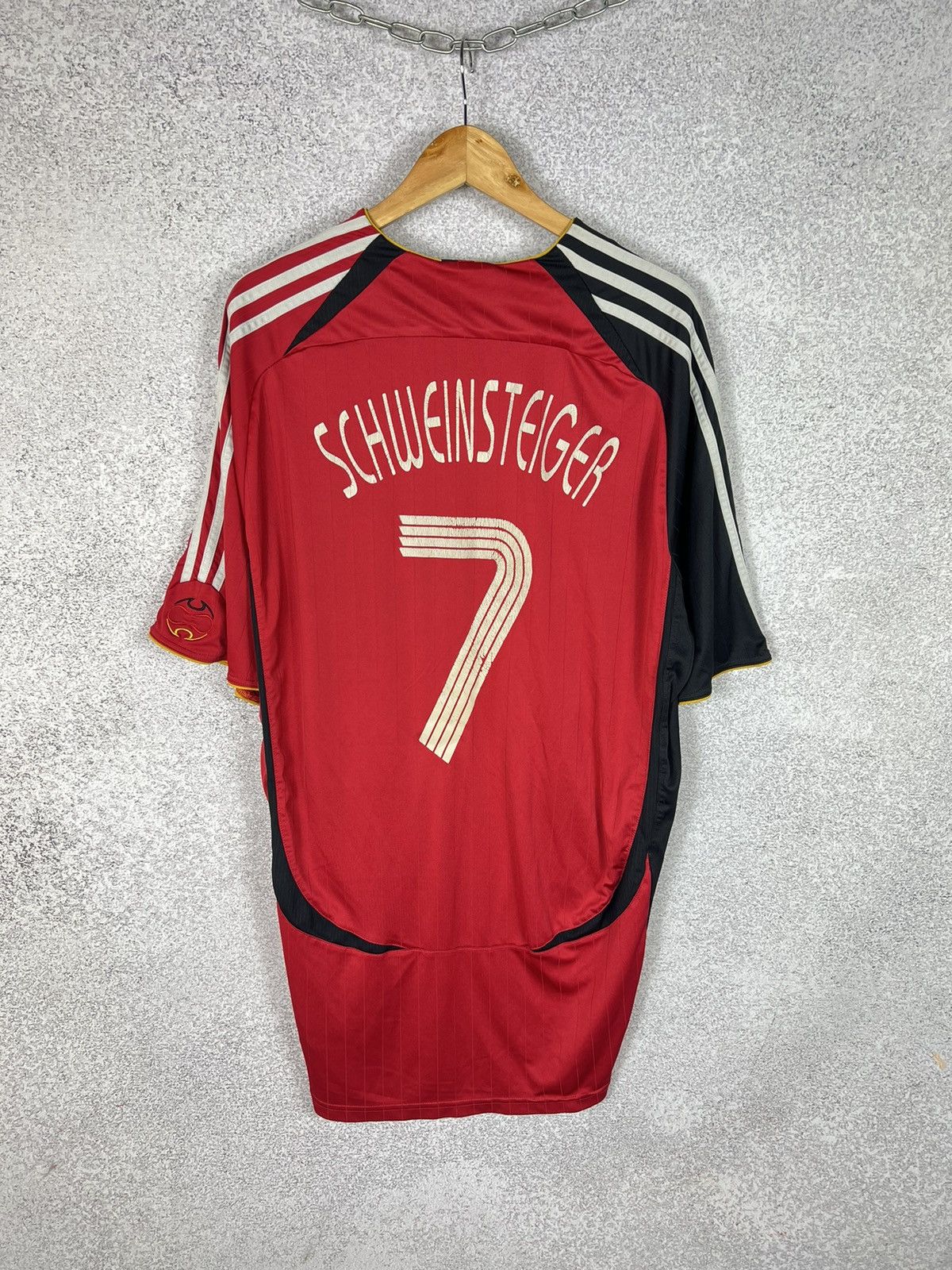 Adidas Adidas Germany 2005/07 Schweinsteiger Away Soccer Jersey Size US XL / EU 56 / 4 - 1 Thumbnail