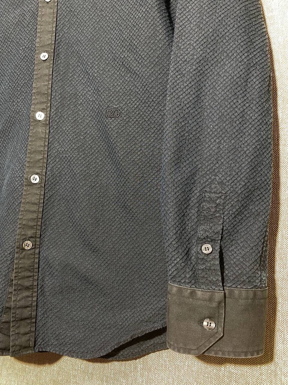 Dolce & Gabbana Dolce & Gabbana Brad Rare Long Sleeve Shirt In Black Size US L / EU 52-54 / 3 - 3 Thumbnail