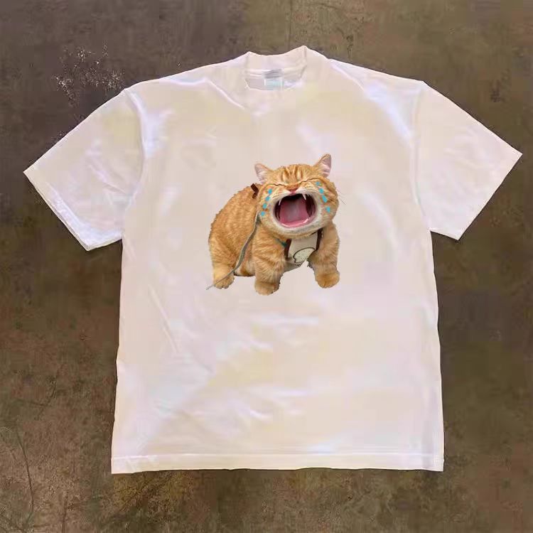 Japanese Brand × Vintage White Loose Printed Short Sleeve T-Shirt Size US M / EU 48-50 / 2 - 1 Thumbnail