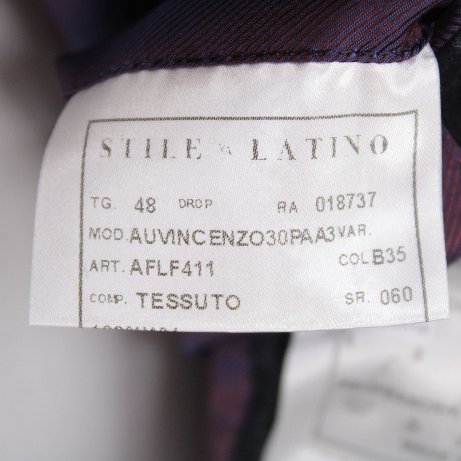 Other Stile Latino Suit Size US 38 Regular in Blue Size 38R - 9 Thumbnail