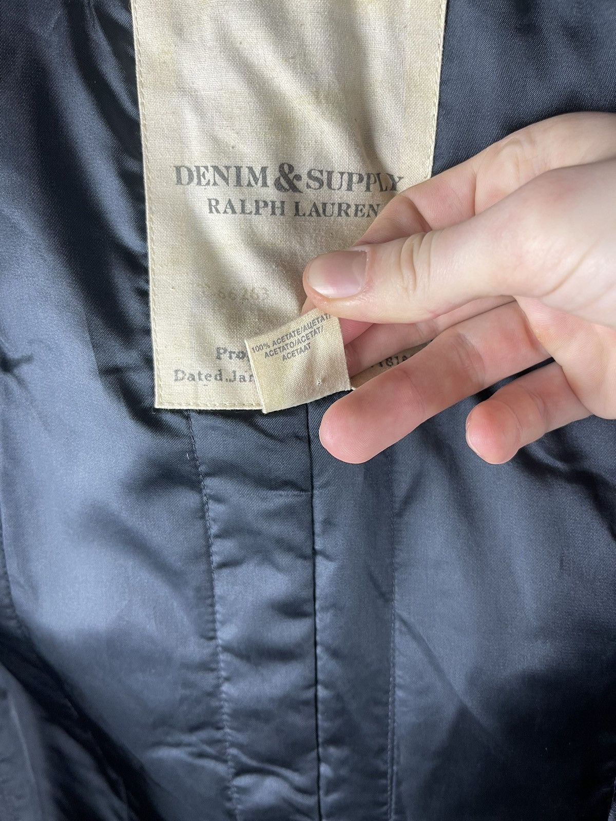 Denim & Supply Ralph Lauren Denim & Supply Ralph Lauren Double Breatsed Wool Pea Coat Size US XL / EU 56 / 4 - 10 Thumbnail