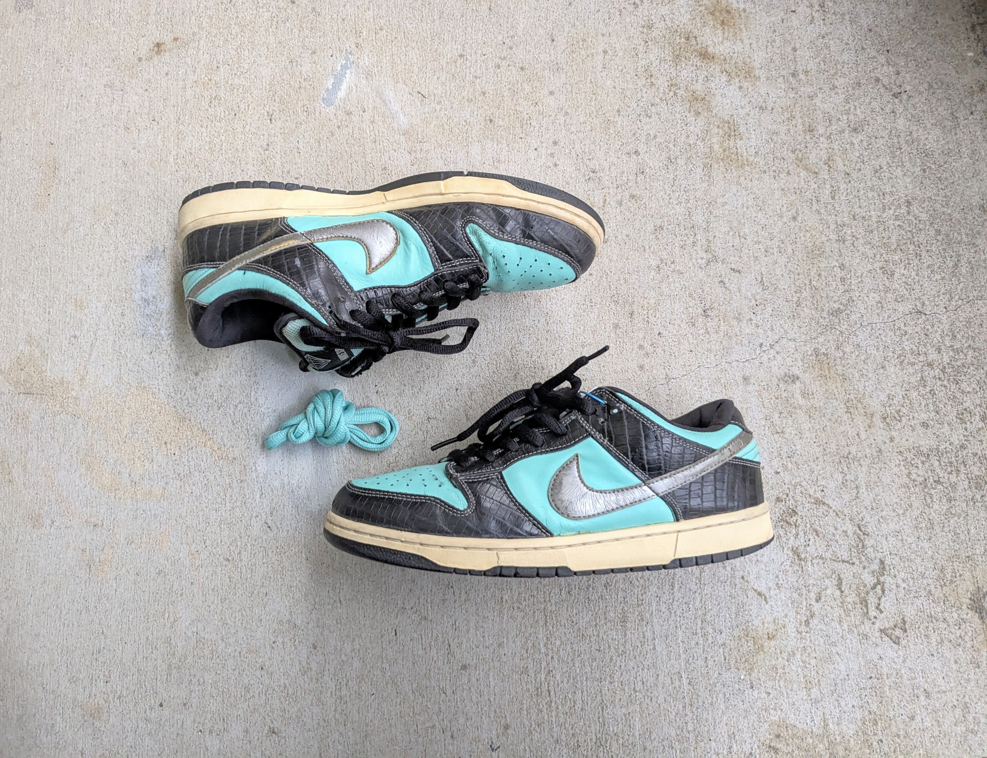 Nike Nike SB Dunk Low Pro x Diamond Supply Co. Tiffany 10 Size US 10 / EU 43 - 1 Thumbnail