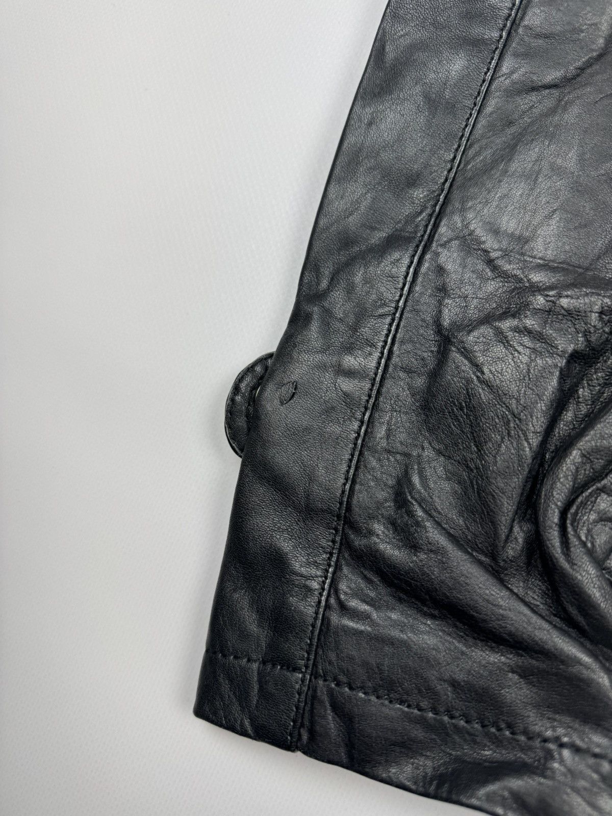 If Six Was Nine Vintage If Six Was Nine Style Woman's Biker Leather Jacket Size XS / US 0-2 / IT 36-38 - 15 Thumbnail