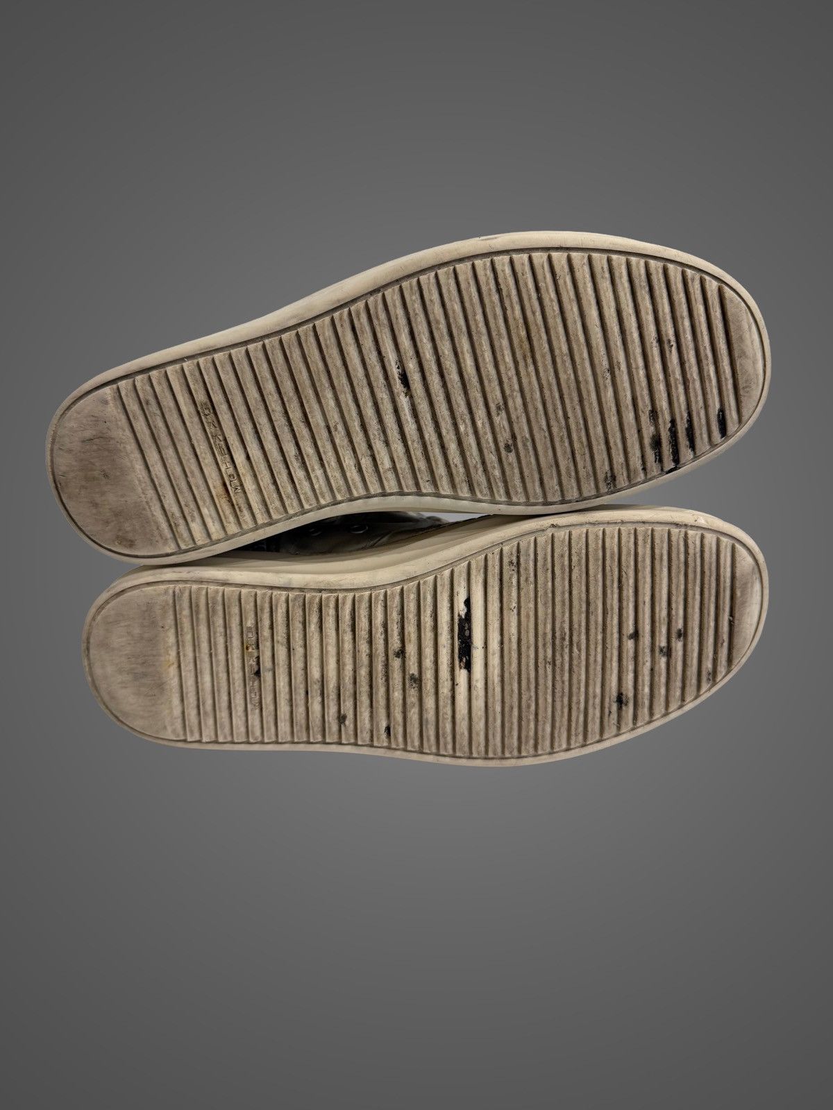 Rick Owens Drkshdw Rick Owens DRKSHDW Hi-Top Silver Satin Ramones from SS16 Size US 8 / EU 41 - 9 Thumbnail