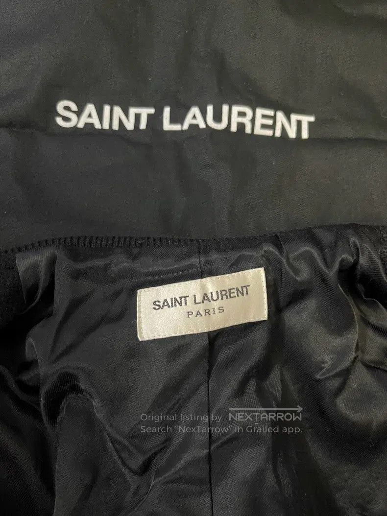 Saint Laurent Paris Saint Laurent Paris Wool Jacket Size XXS / US 00 / IT 34 - 4 Thumbnail