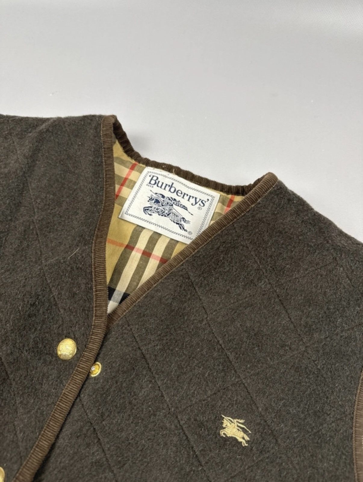 Burberry Burberry veste brown vintage novacheck Size US S / EU 44-46 / 1 - 9 Thumbnail