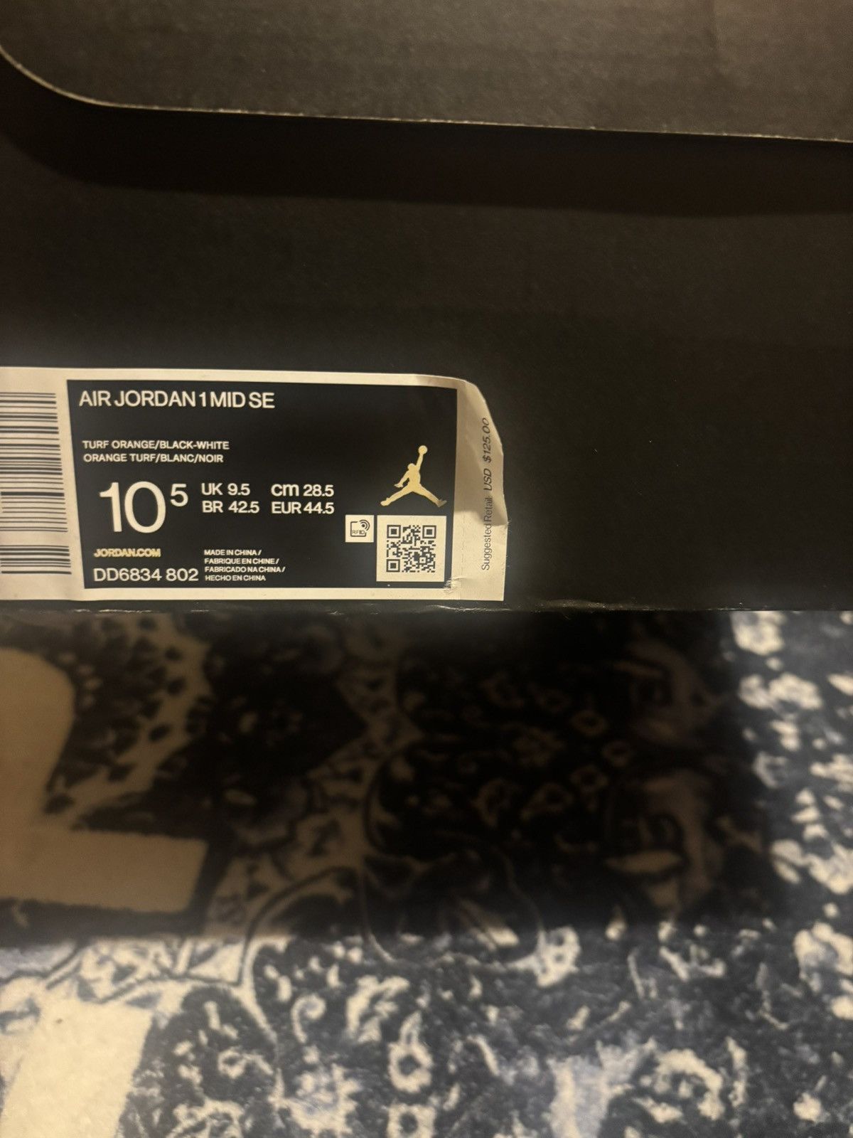 Jordan Brand Jordan 1 Mid Size US 10.5 / EU 43-44 - 3 Thumbnail
