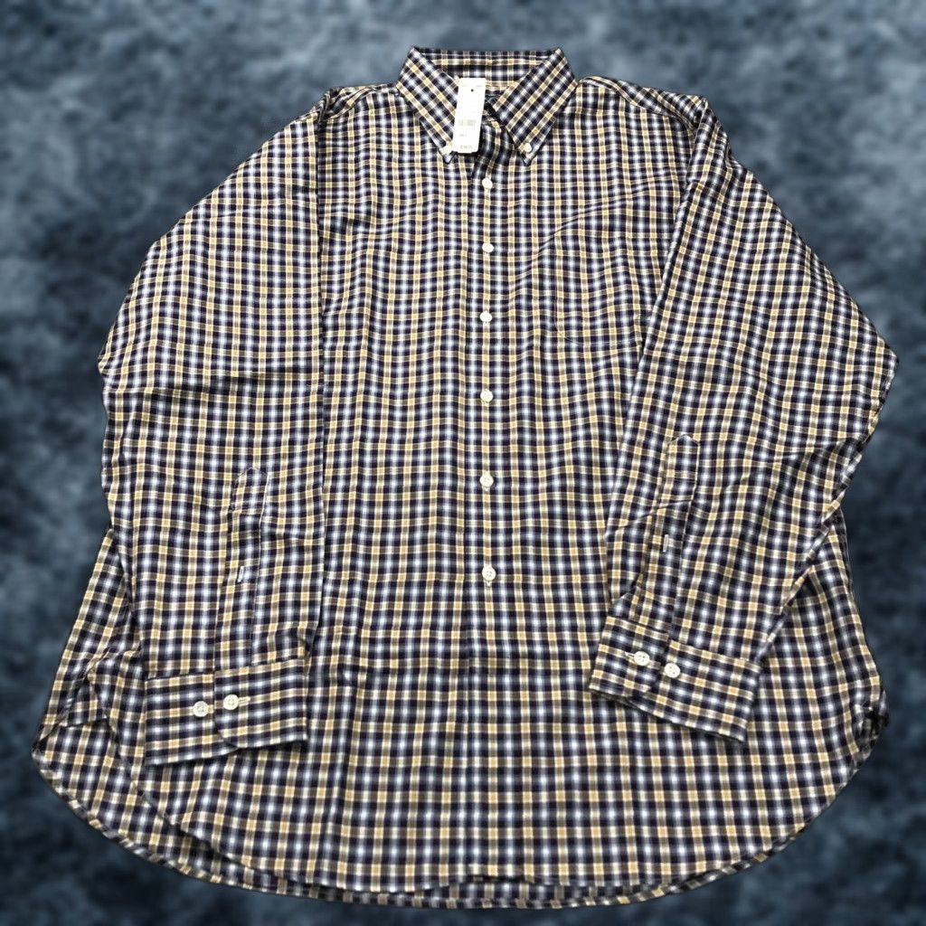 Brooks Brothers Brooks Brothers Shirt Mens Large Purple Check Button-Up Cotton NWT Casual Business Country Club Makers Merchants Classic Preppy Size US L / EU 52-54 / 3 - 1 Thumbnail