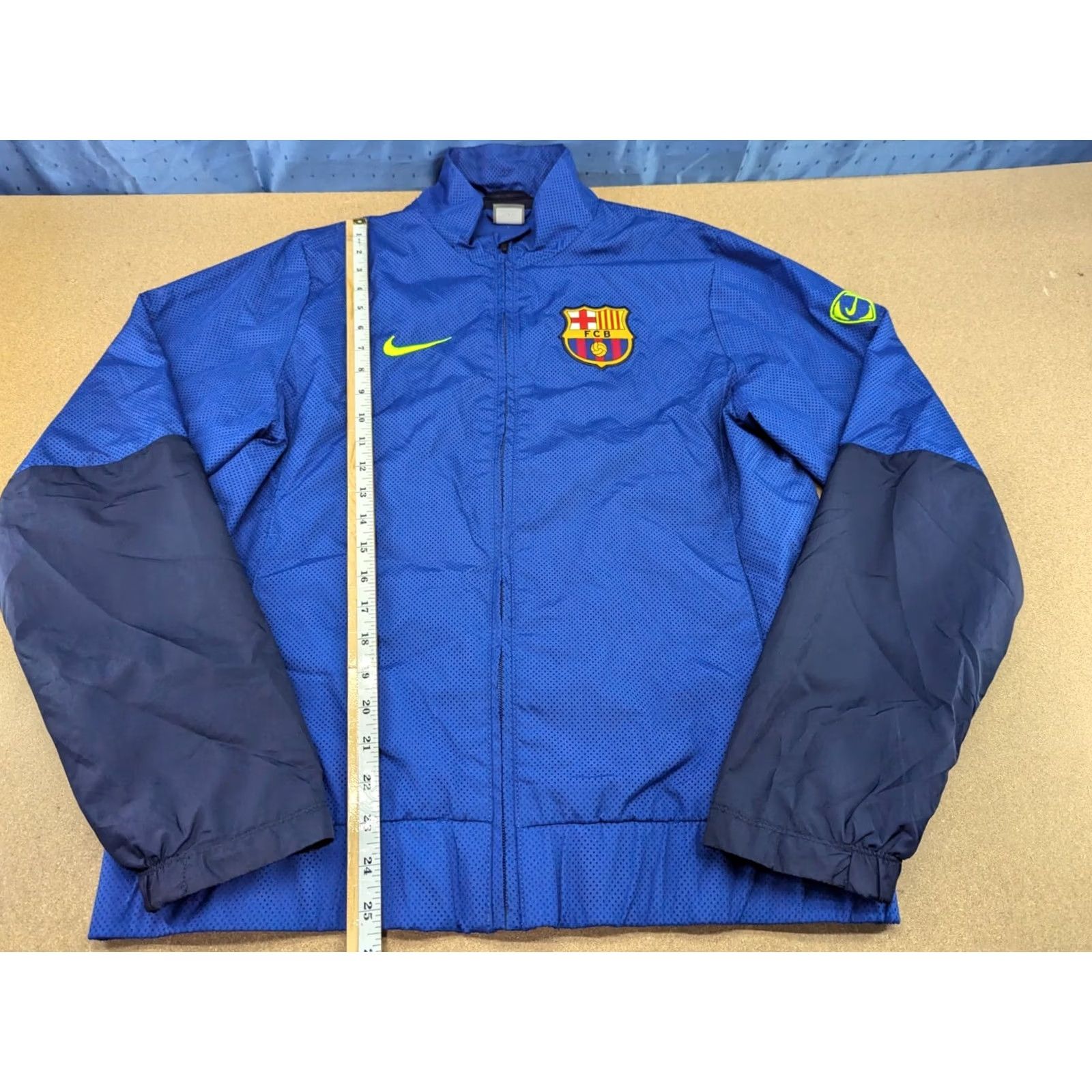Nike Nike FC Barcelona Track Jacket Mens Sz M Full Zip Football Blue Size US M / EU 48-50 / 2 - 3 Thumbnail