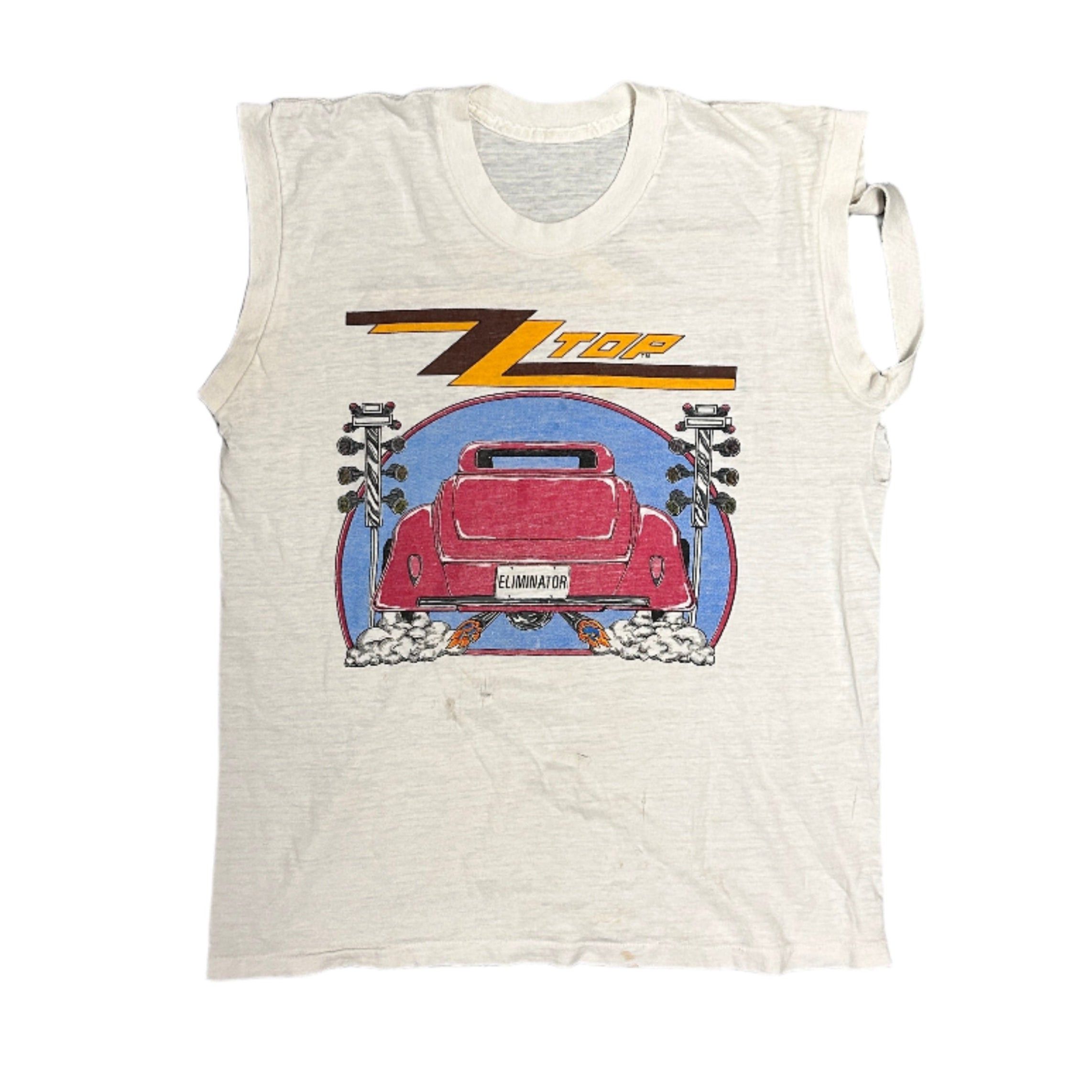Other Vintage 80s ZZ Top "Eliminator" 1983 Sleeveless Tour T-Shirt Size US M / EU 48-50 / 2 - 1 Thumbnail