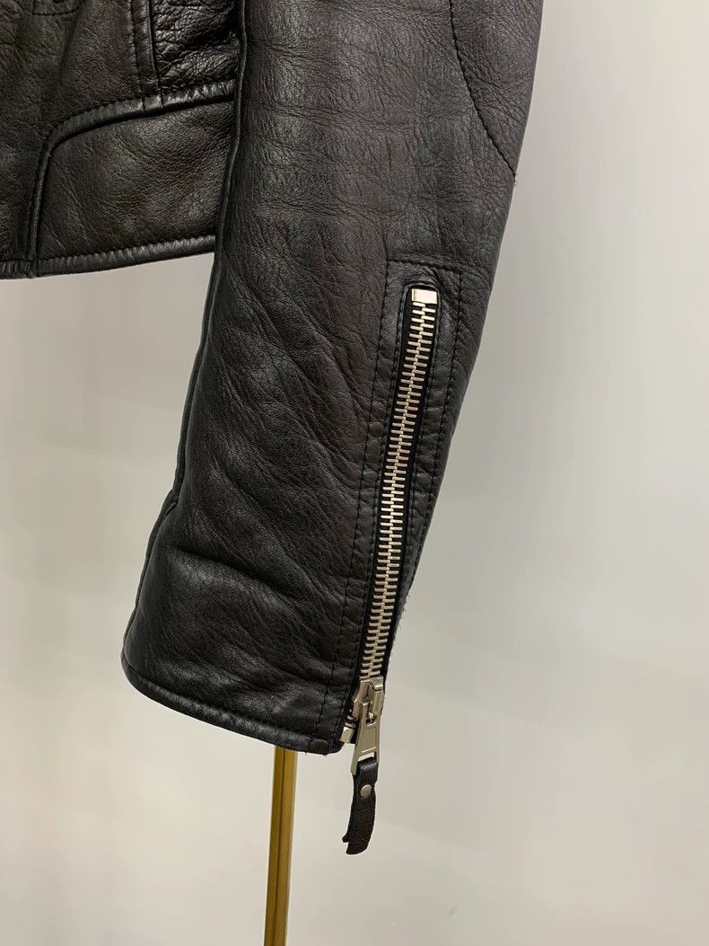 Balenciaga Balenciaga size 38 Black Biker Leather Jacket Size M / US 6-8 / IT 42-44 - 2 Thumbnail