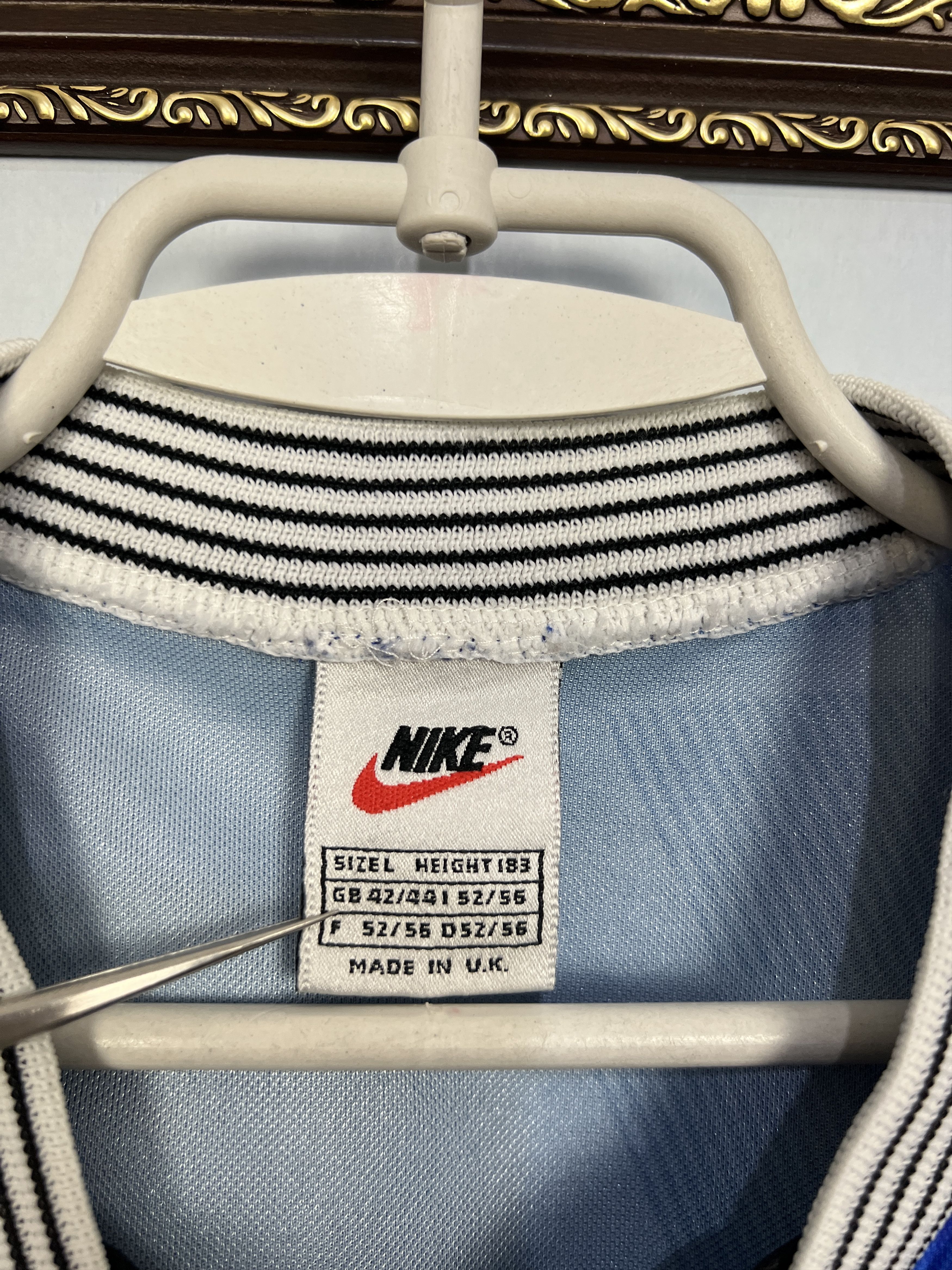 Nike Slovakia Home football shirt Soccer Jersey National Trikot Size US L / EU 52-54 / 3 - 6 Thumbnail