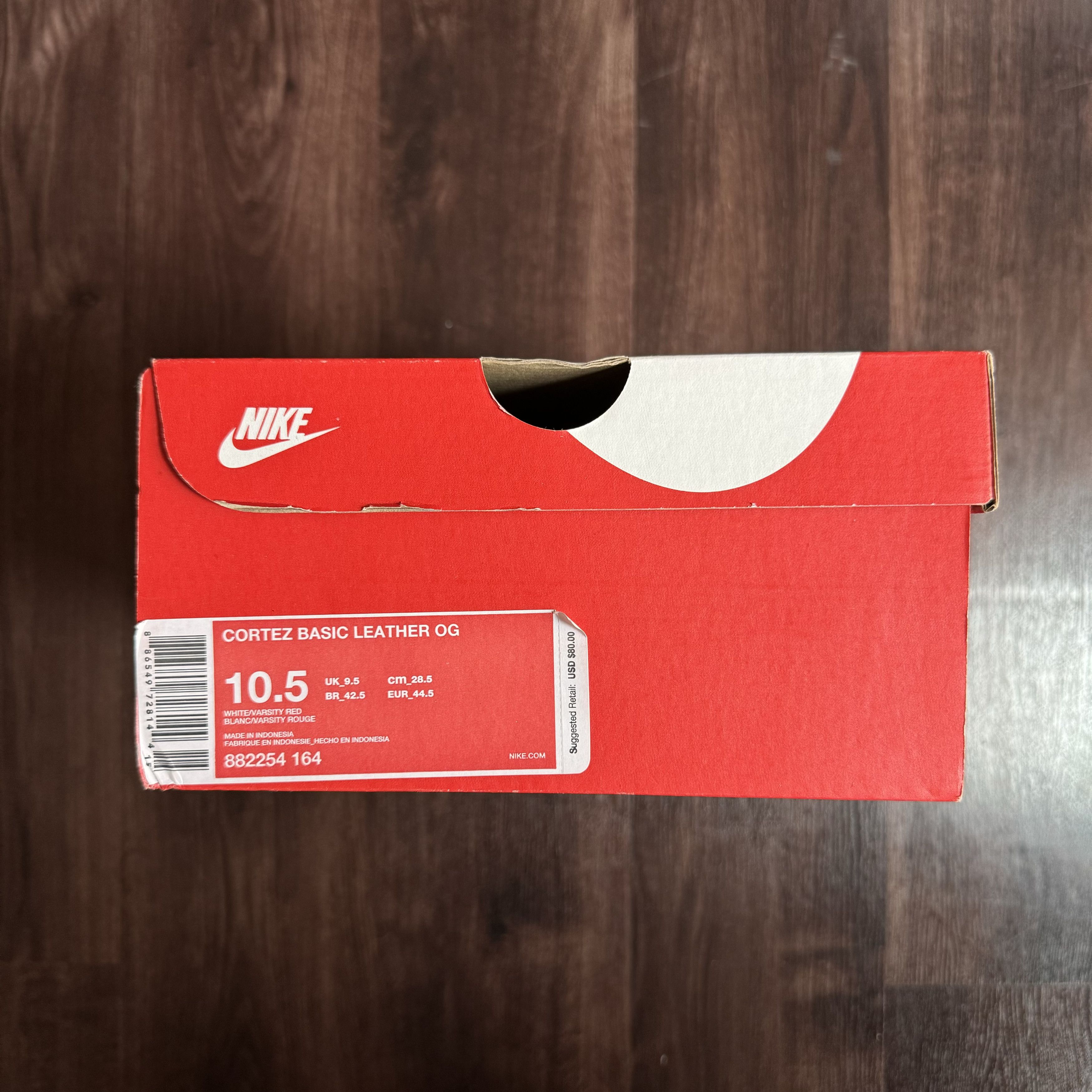Nike Nike Cortez Basic Leather "Forest Gump" 2017 Size US 10.5 / EU 43-44 - 6 Thumbnail