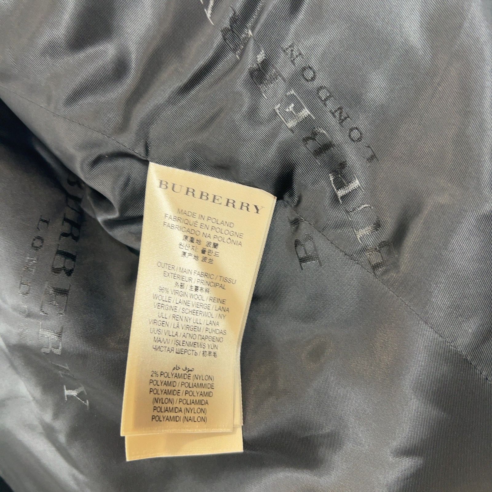 Burberry Burberry Leather Blazer Size 48L - 7 Thumbnail