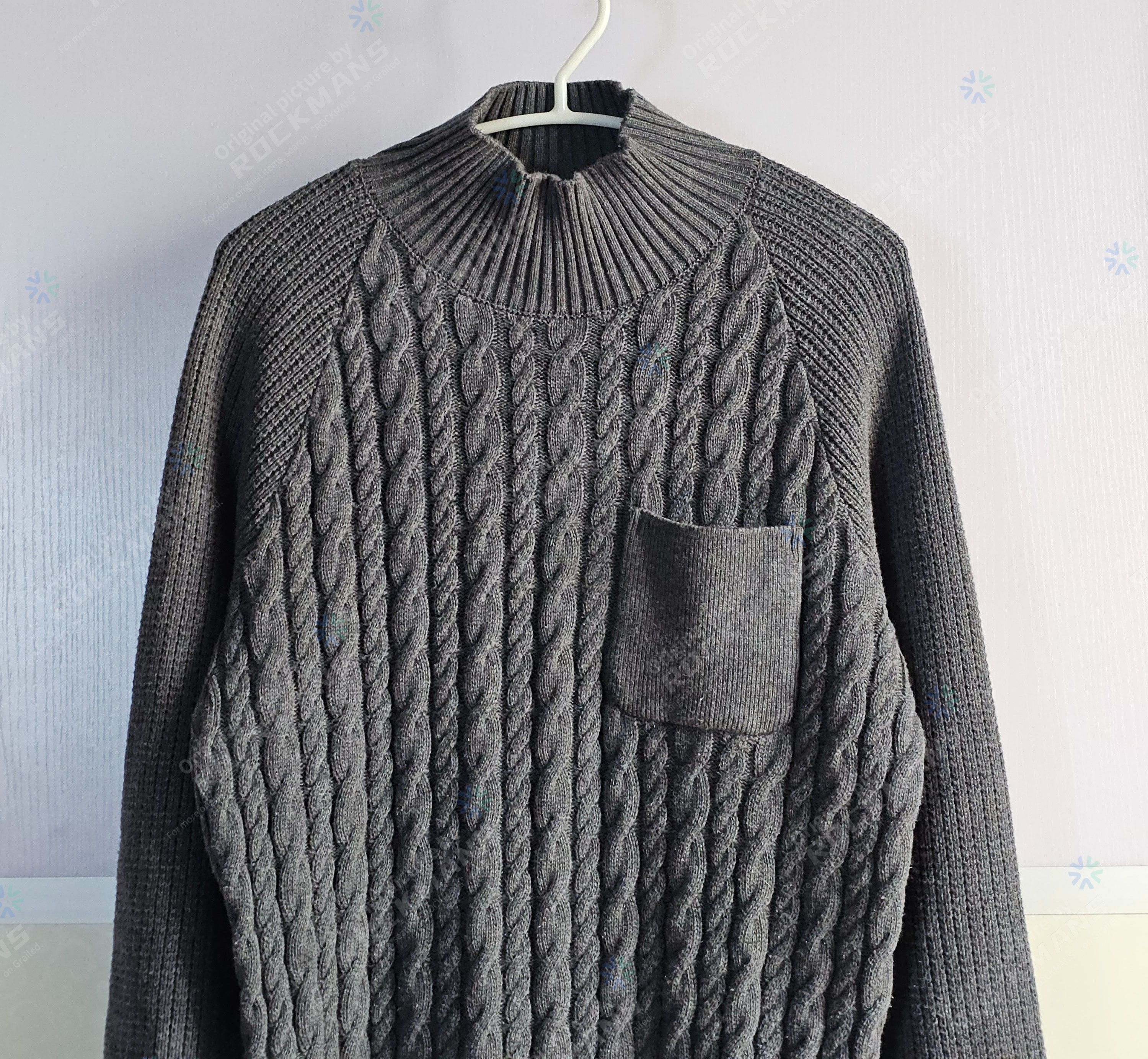 Undercover Undercover AW12 Gray Knit Mock Neck Sweater Size 3 like S Size US M / EU 48-50 / 2 - 2 Thumbnail