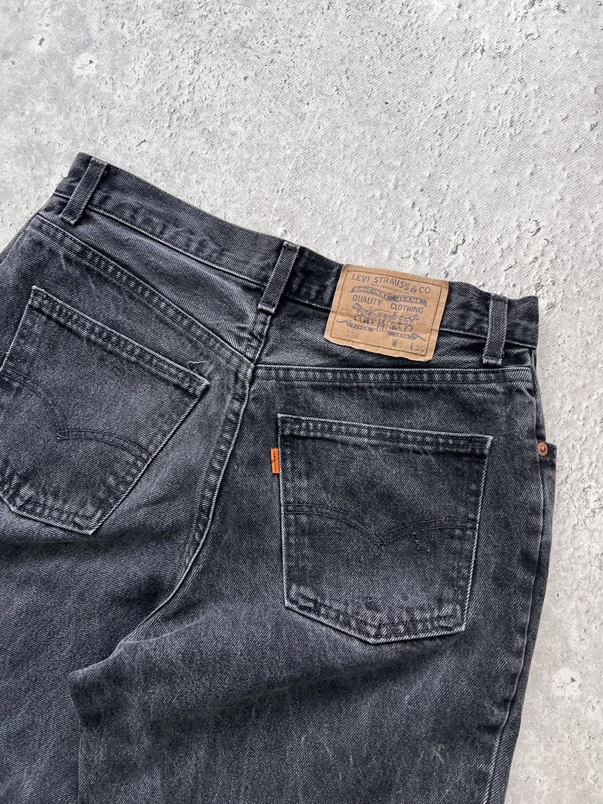 Levi's Vintage Clothing × Vintage Vintage WASHED 90s USA LEVIS BAGGY CARPENER PANTS SILVER TAB Size US 32 / EU 48 - 6 Thumbnail