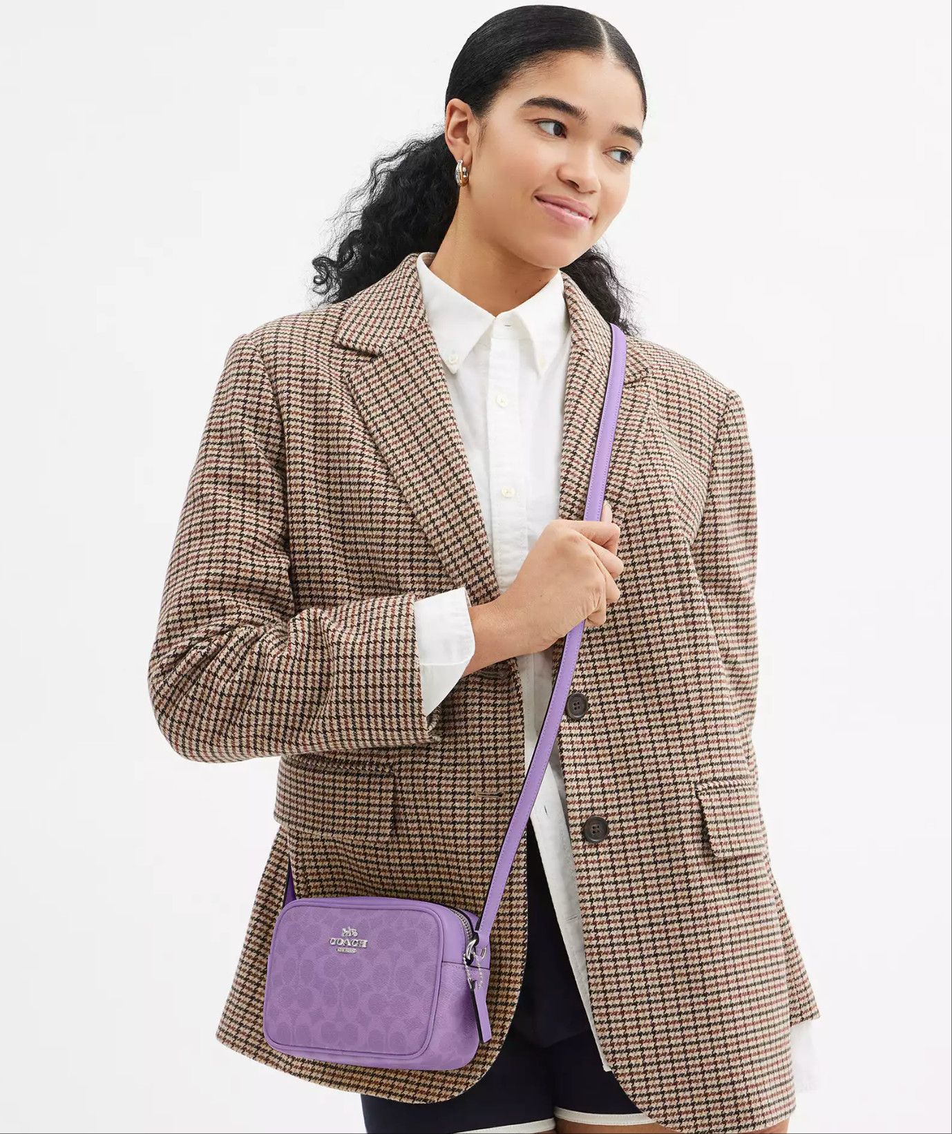 Coach NWT Coach Mini Jamie Camera Bag In Signature Canvas CY752 Size ONE SIZE - 5 Thumbnail