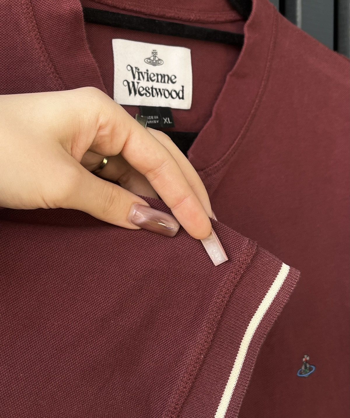 Vivienne Westwood 🚨 Vivienne Westwood Vintage Polo – Bold Burgundy Size US XL / EU 56 / 4 - 2 Thumbnail