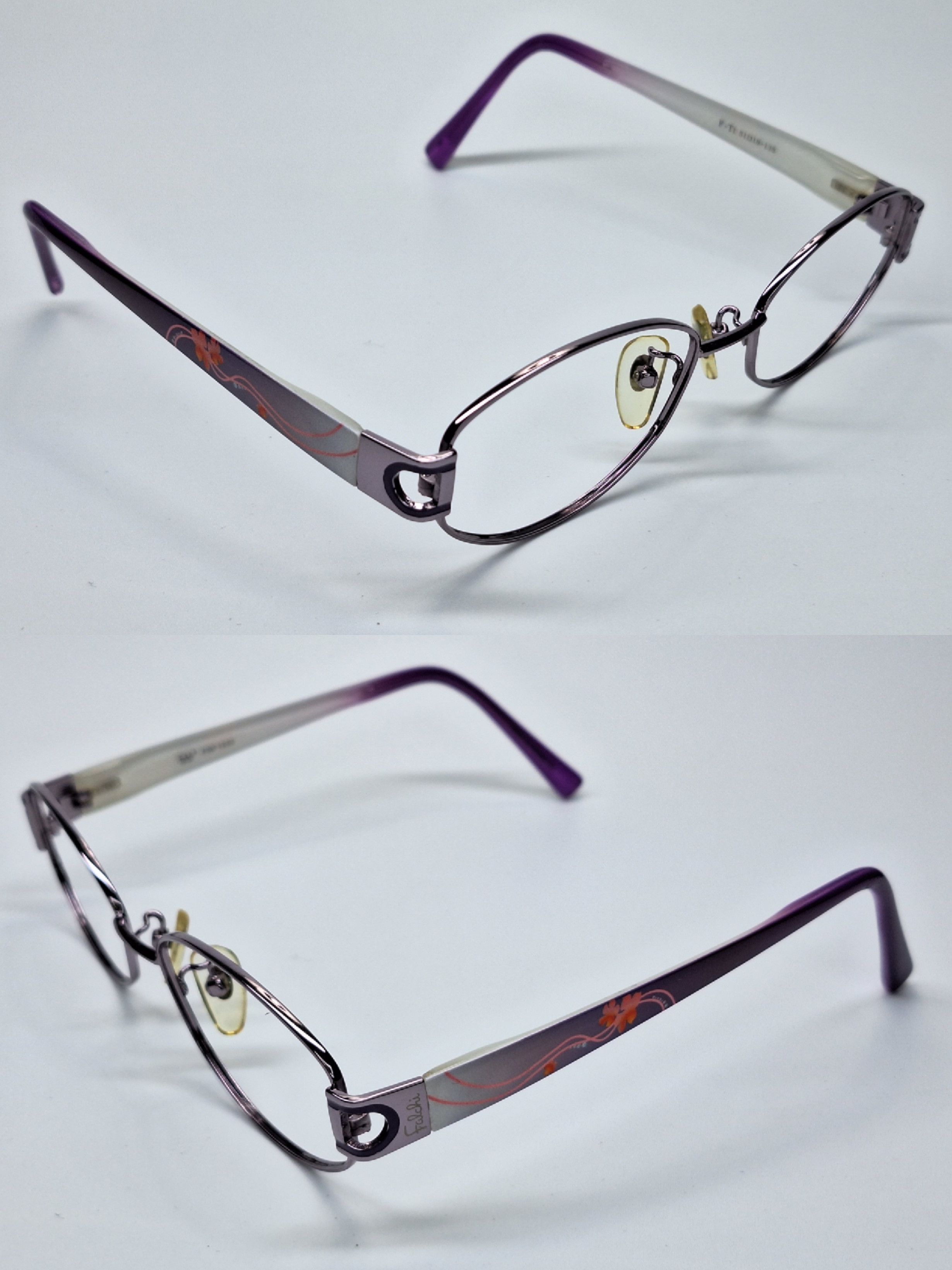 Other Falchi New York FNF1002 Flexible Titanium Eyeglasses Vintage Size ONE SIZE - 9 Thumbnail