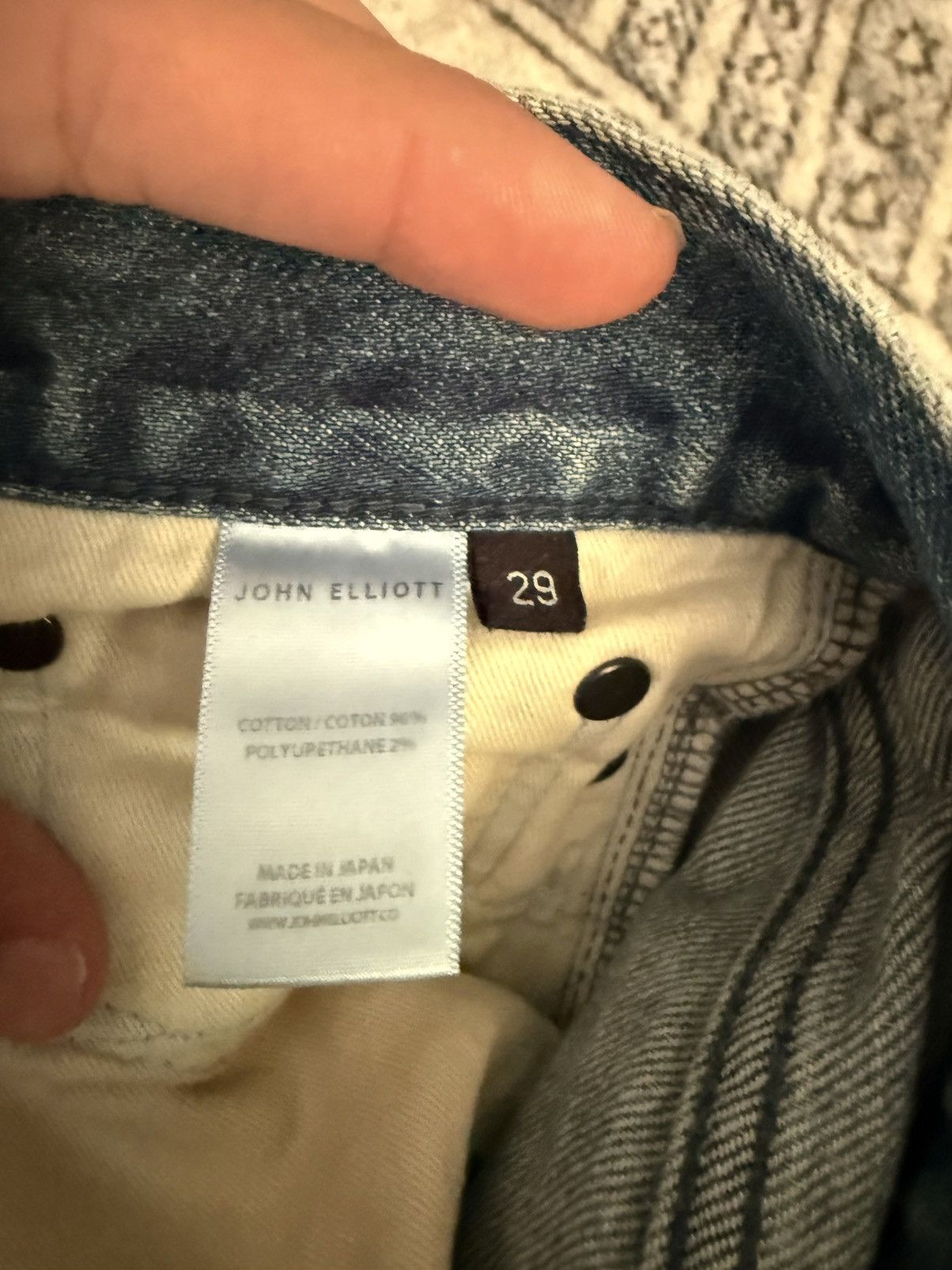 John Elliott John Elliott Cast 2 Denim Size US 29 - 3 Thumbnail
