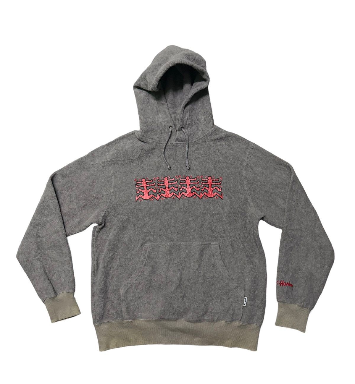Keith Haring × Vintage Vintage Keith haring pullover hoodie Size US S / EU 44-46 / 1 - 1 Thumbnail