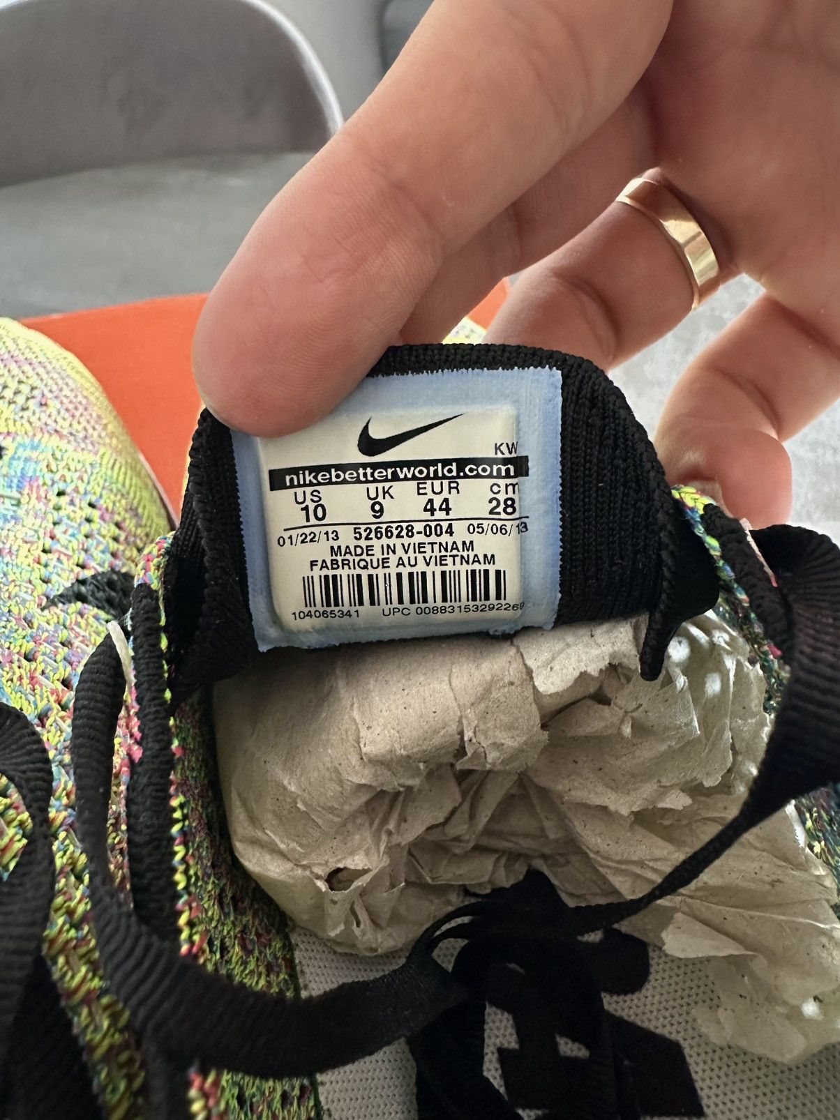 Nike Nike flyknit racer multicolor 1.0 2013 10us Size US 10 / EU 43 - 8 Thumbnail