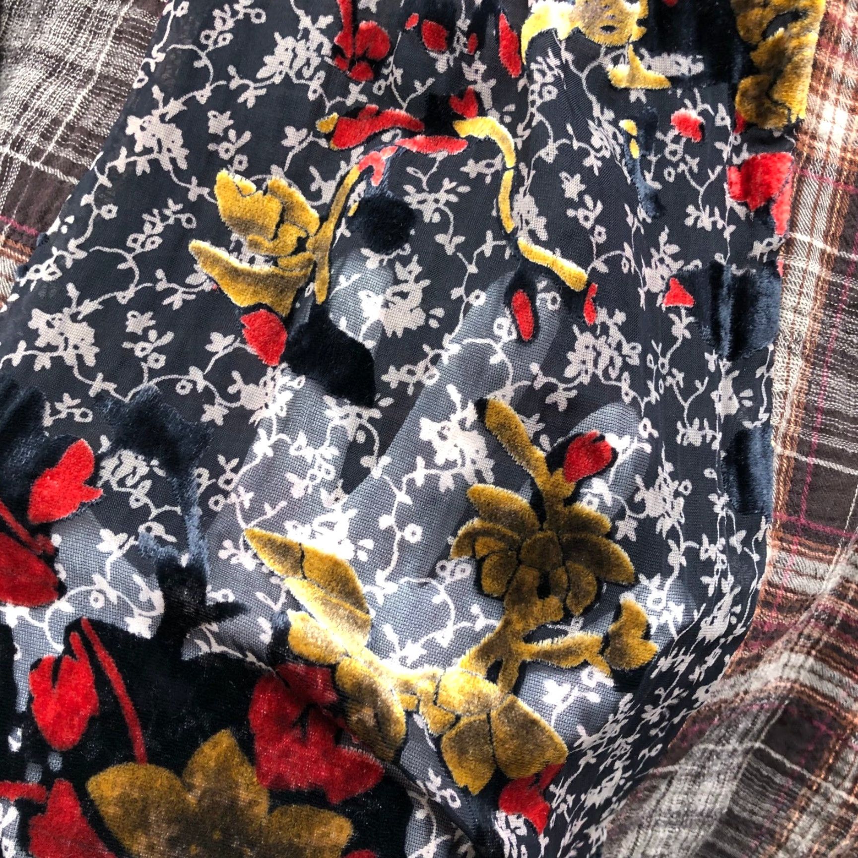 Vintage **Oddi Plaid Button Down Shirt Women's Long Sleeve Brown L** User: **Oddi Plaid Button Down Shirt Women's Long Sleeve Brown Size L** Size L / US 10 / IT 46 - 5 Thumbnail