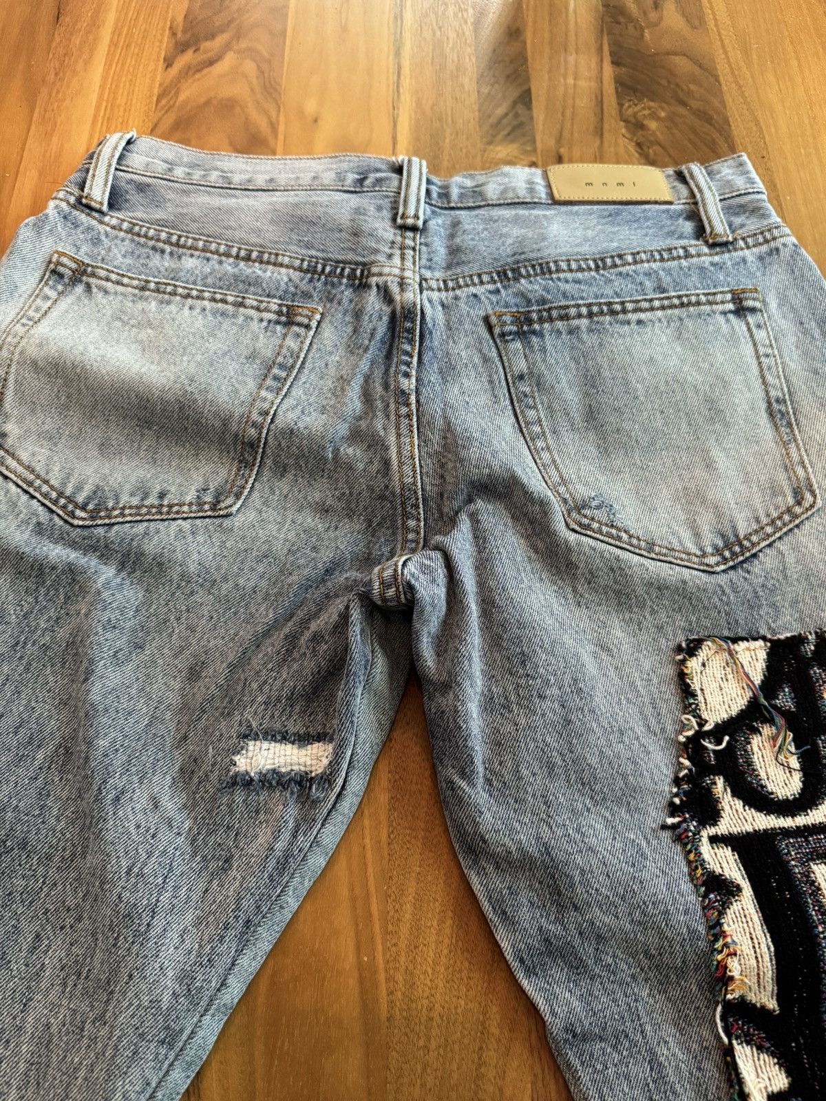MNML Custom Dior Logo Rug Jeans Size US 30 / EU 46 - 8 Thumbnail
