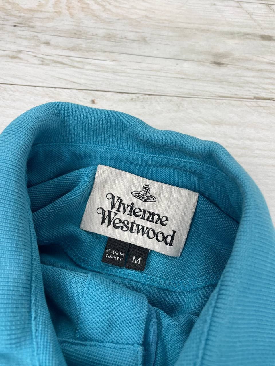 Vivienne Westwood Vivienne Westwood Polo Shirt Logo Orb Basic Blue Size US M / EU 48-50 / 2 - 6 Thumbnail