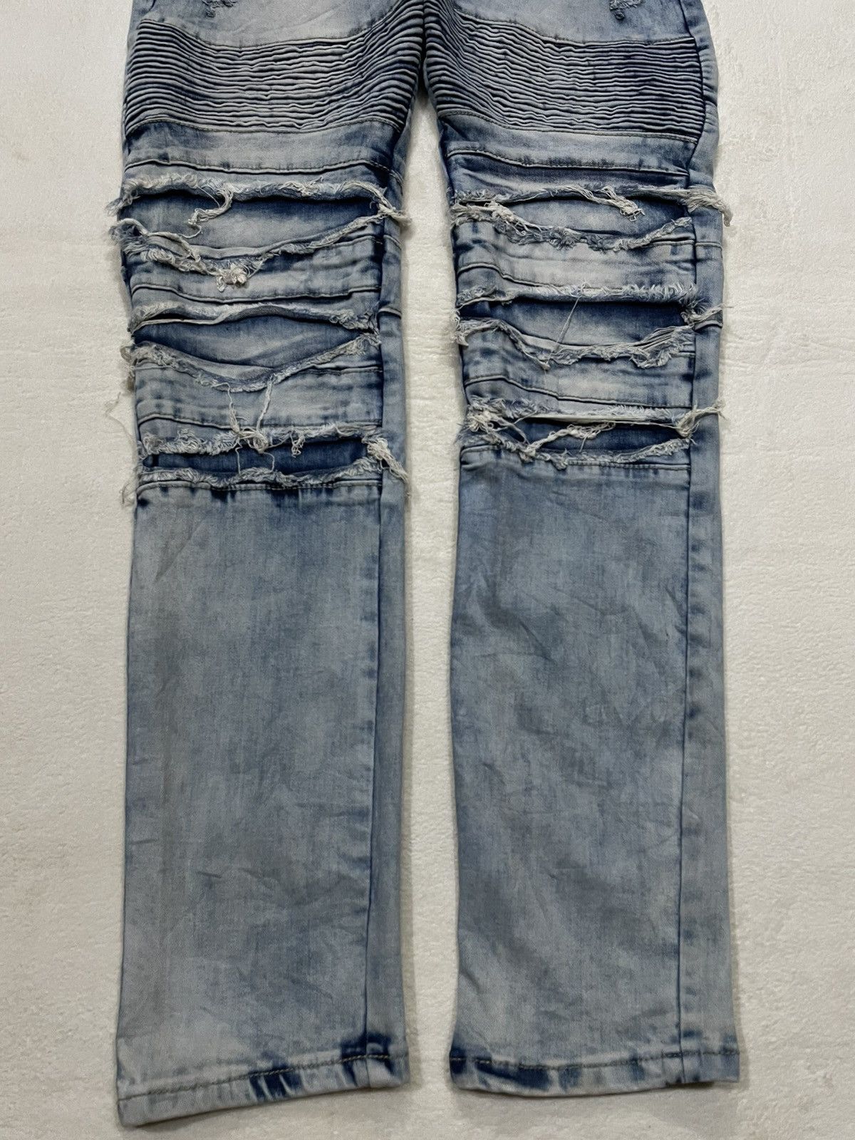 Japanese Brand Vintage One Culture Distressed Mudwash Faded Denim Jeans Size US 32 / EU 48 - 4 Thumbnail