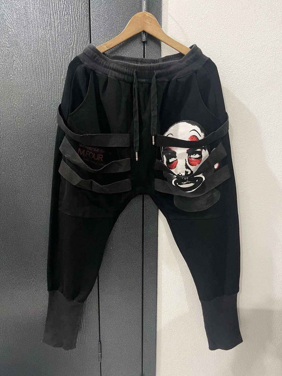 Seditionaries Smoking Time Bondage Skull Jogger Pants Size US 29 - 1 Thumbnail